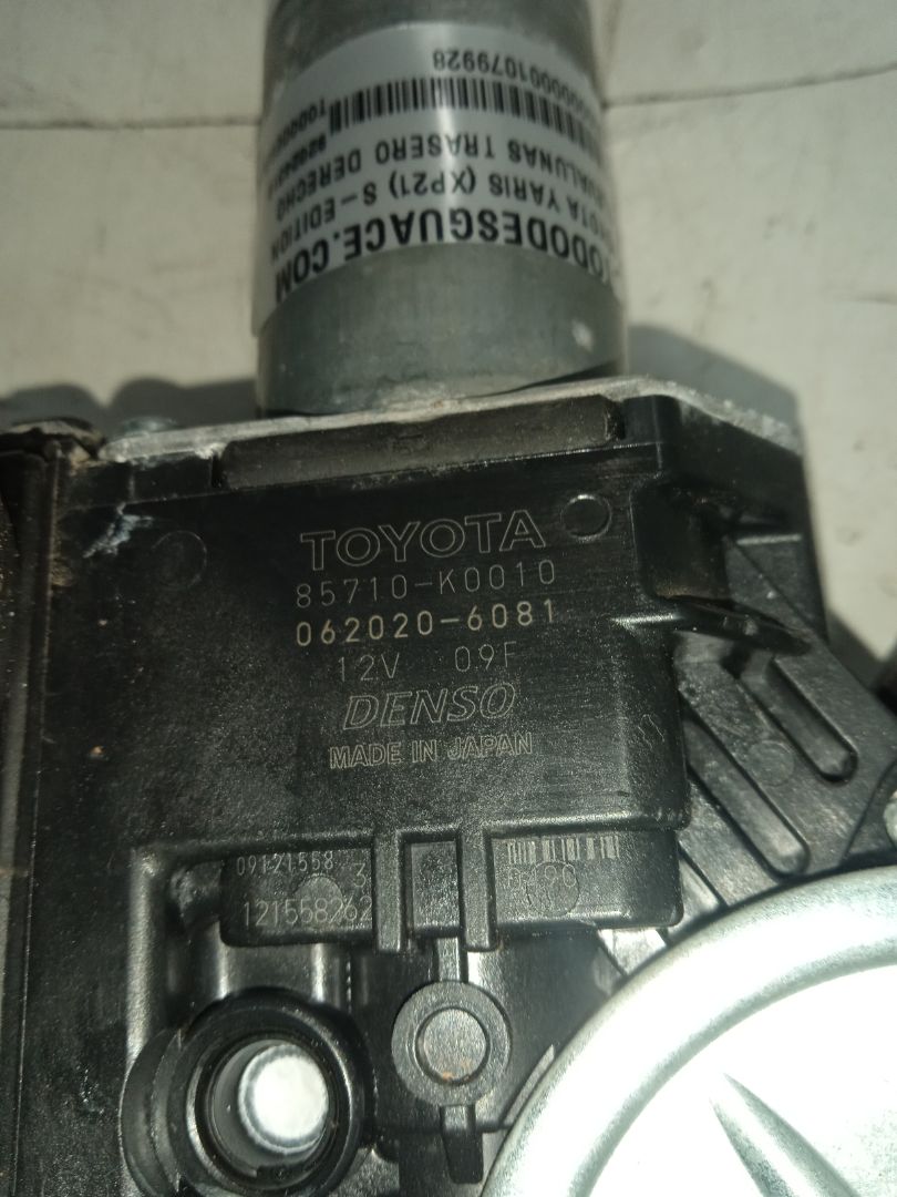 Elevalunas trasero derecho toyota yaris (xp21) sedition