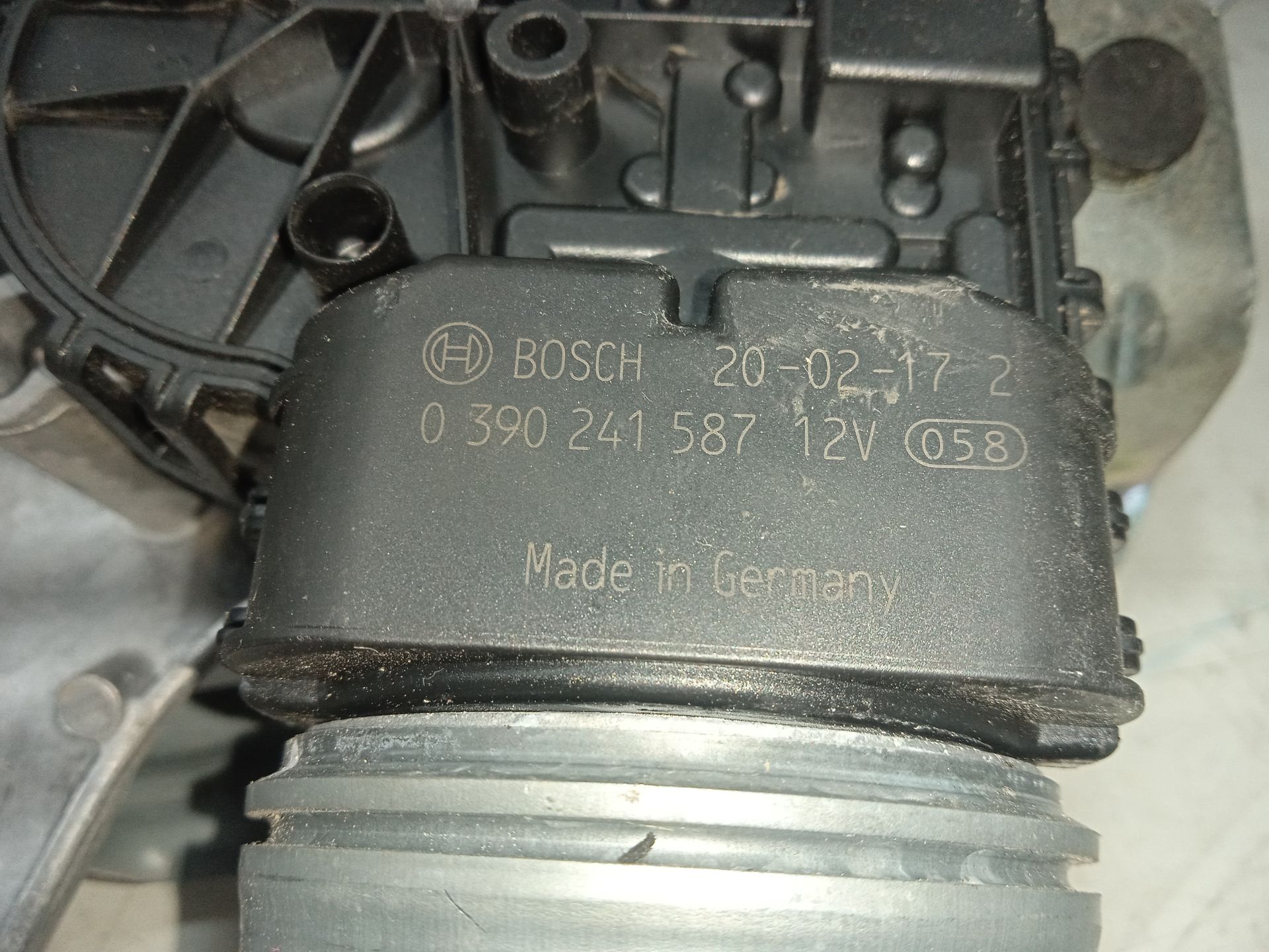 Motor limpia delantero   no identificado