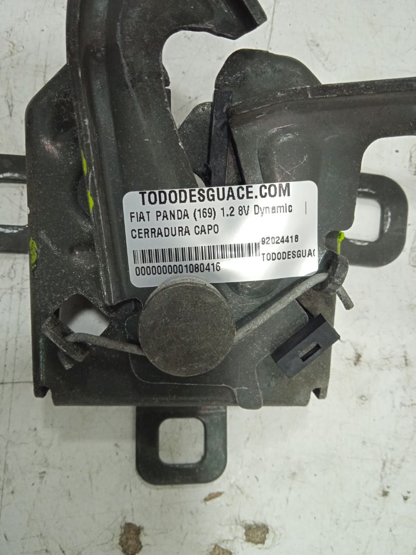 Cerradura capo fiat ii panda (169) 1.2 8v dynamic