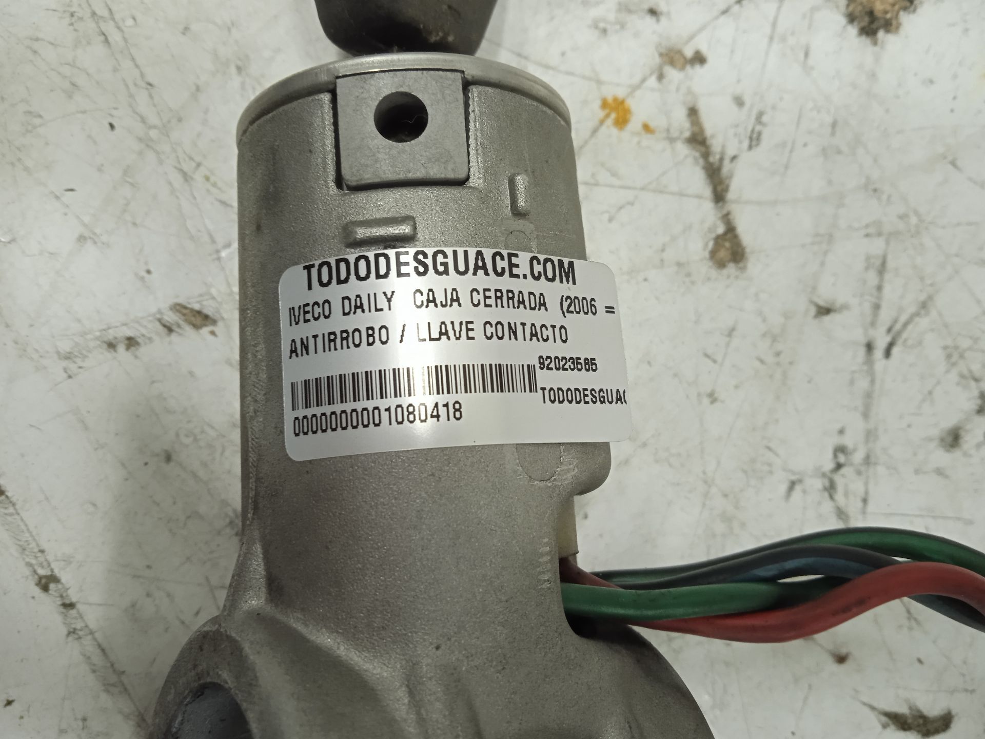 Antirrobo / llave contacto 