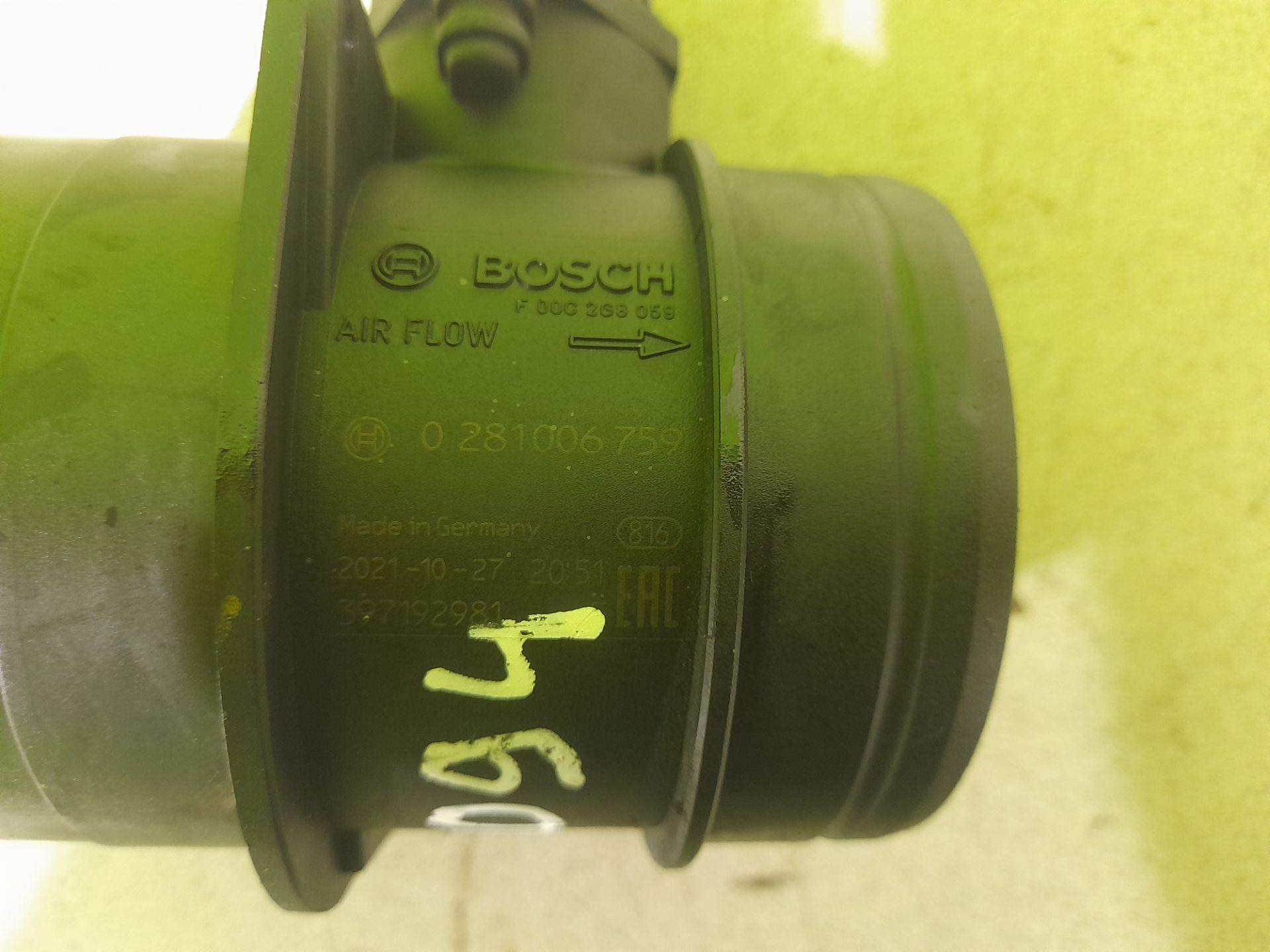 Caudalimetro audi a6 avant (4f5) 2.0 tdi