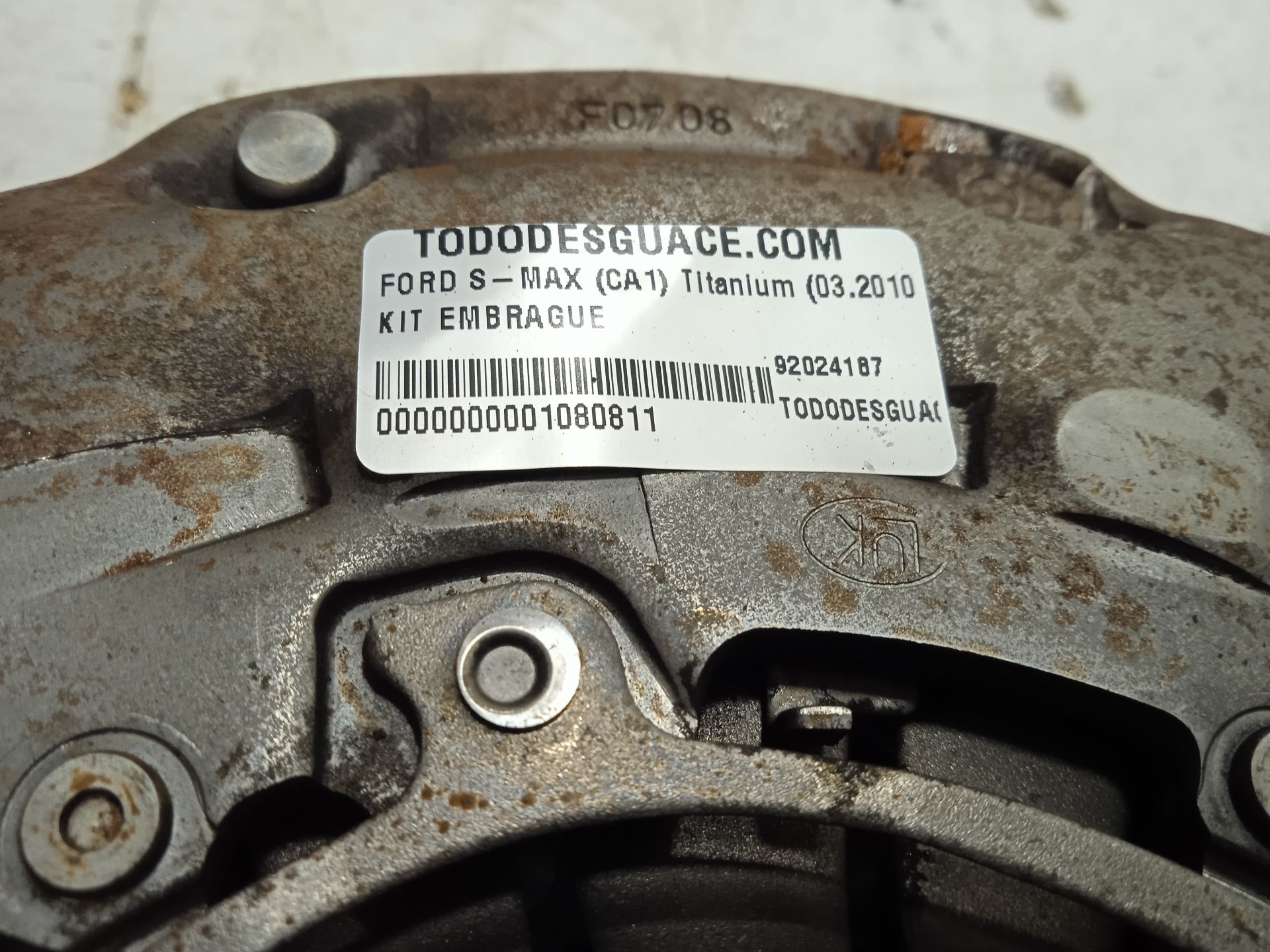 Kit embrague ford s-max (ca1) titanium (03.2010)
