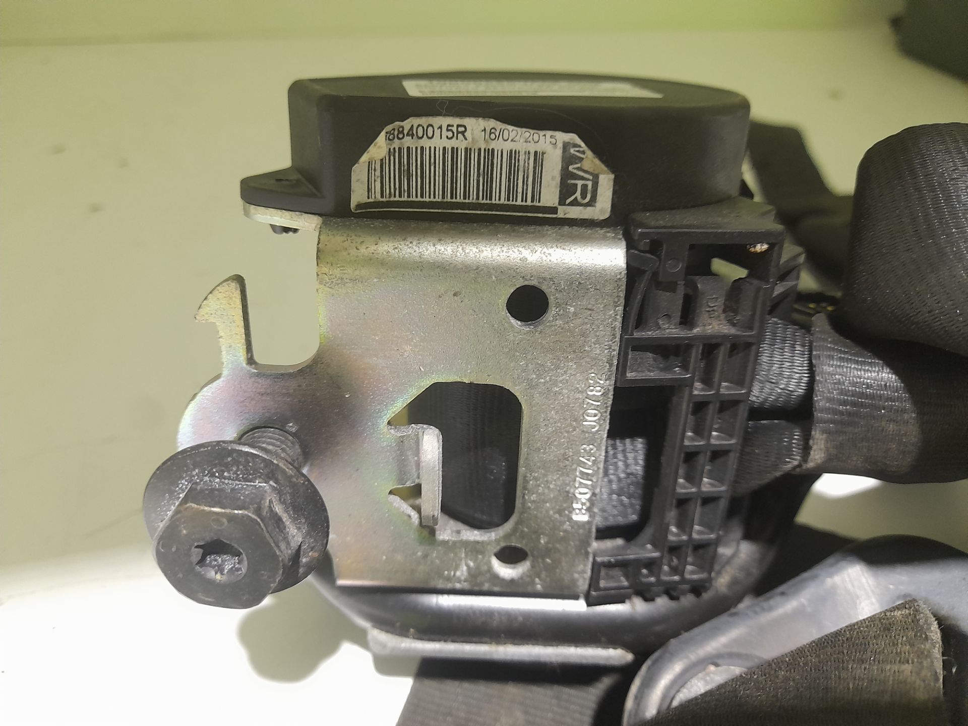 Cinturon seguridad delantero derecho renault scenic iii (jz) dynamique