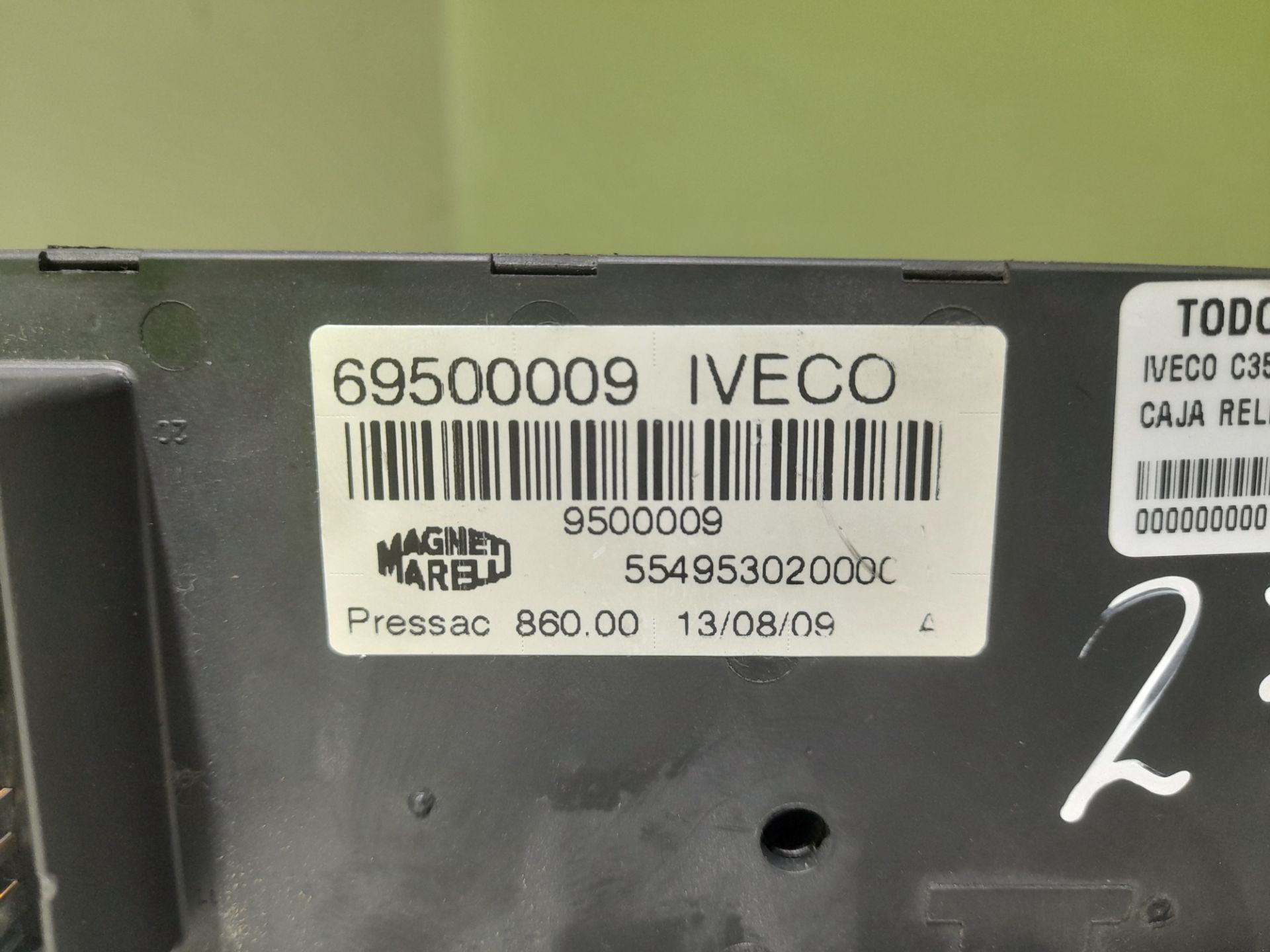 Caja reles / fusibles iveco  no identificado