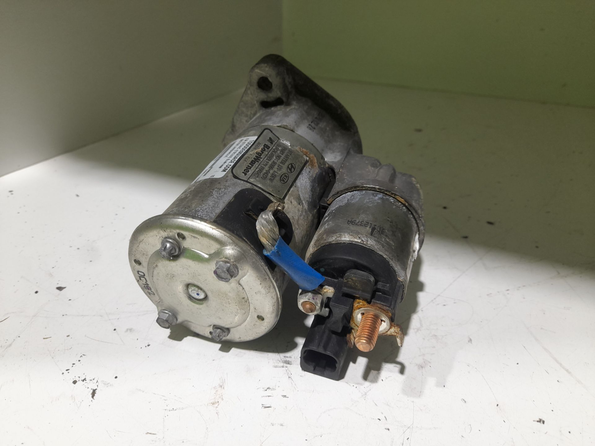 Motor arranque   no identificado