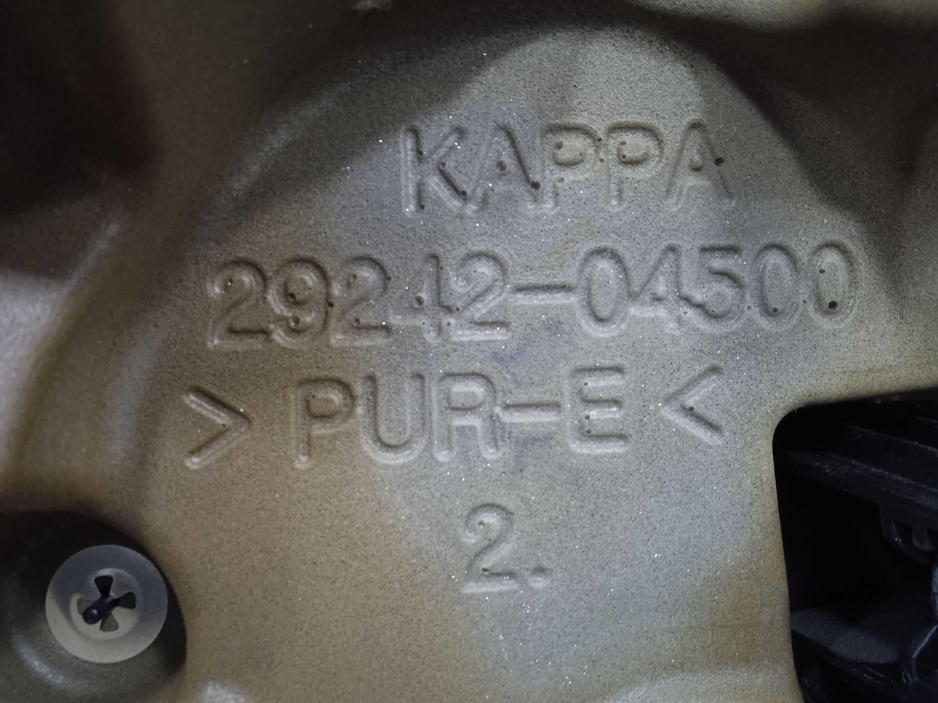 Tapa motor   no identificado