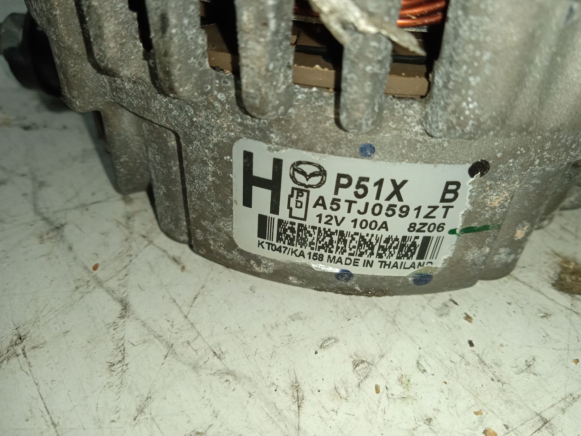 Alternador mazda cx-3 (dk) evolution