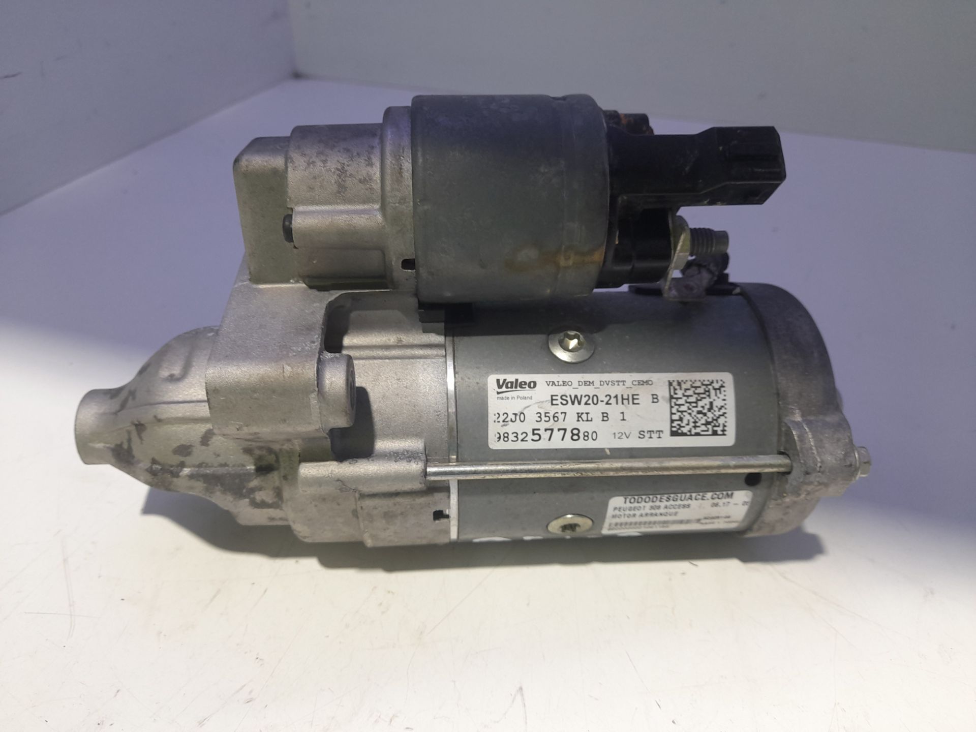 Motor arranque peugeot 308 access