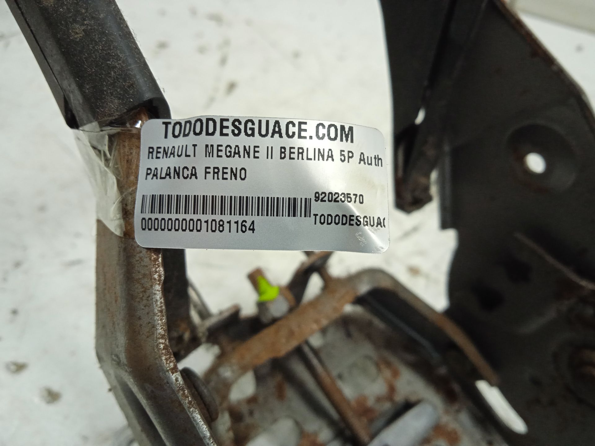 Palanca freno renault megane ii berlina 5p authentique