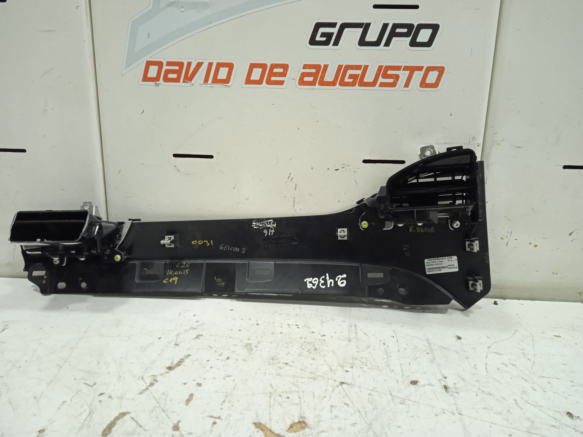 Aireador derecho tesla model s basis