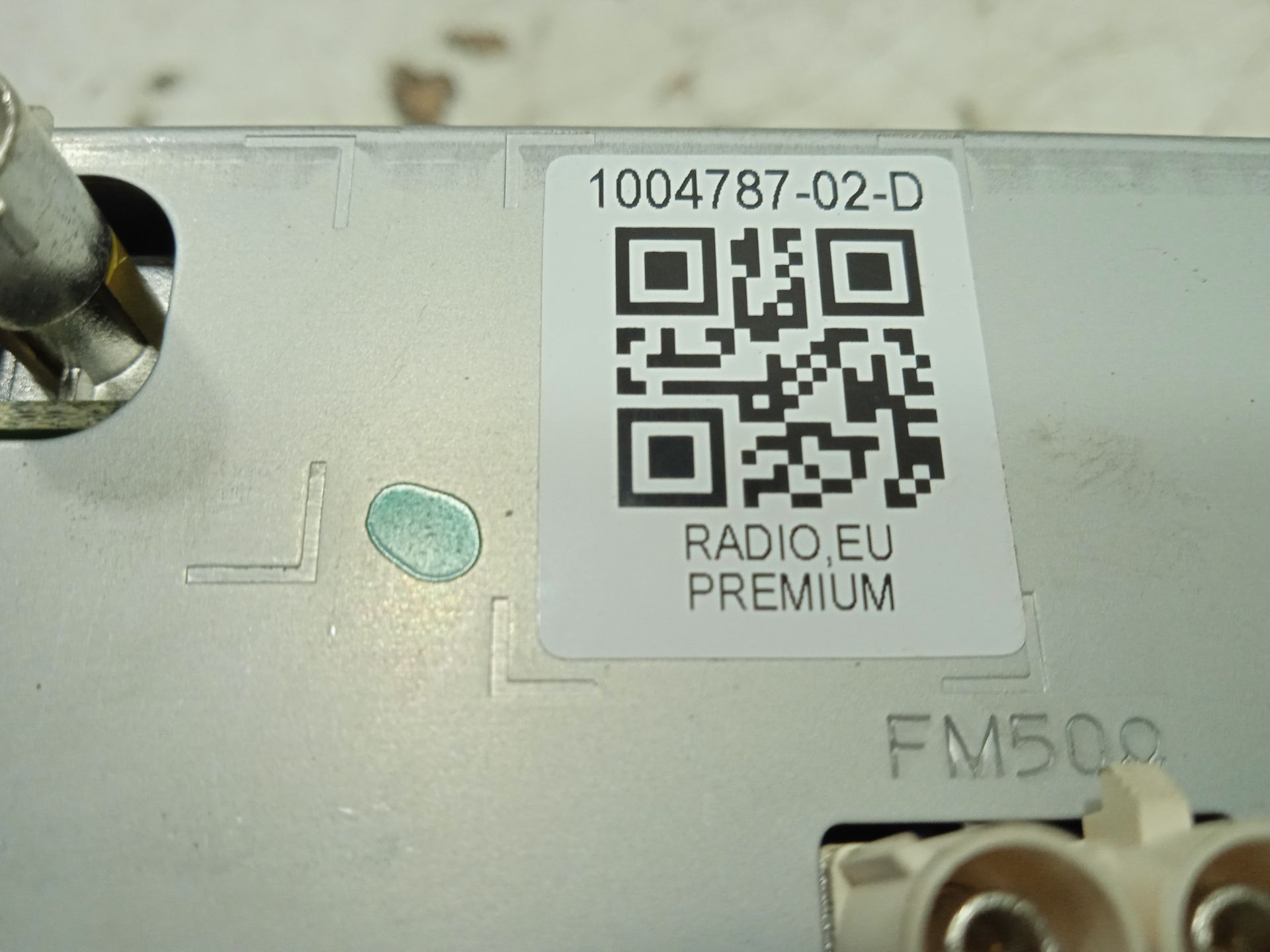Sistema audio / radio cd tesla model s basis
