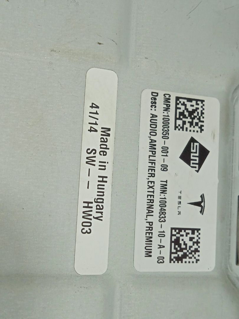 Amplificador de sonido tesla model s basis