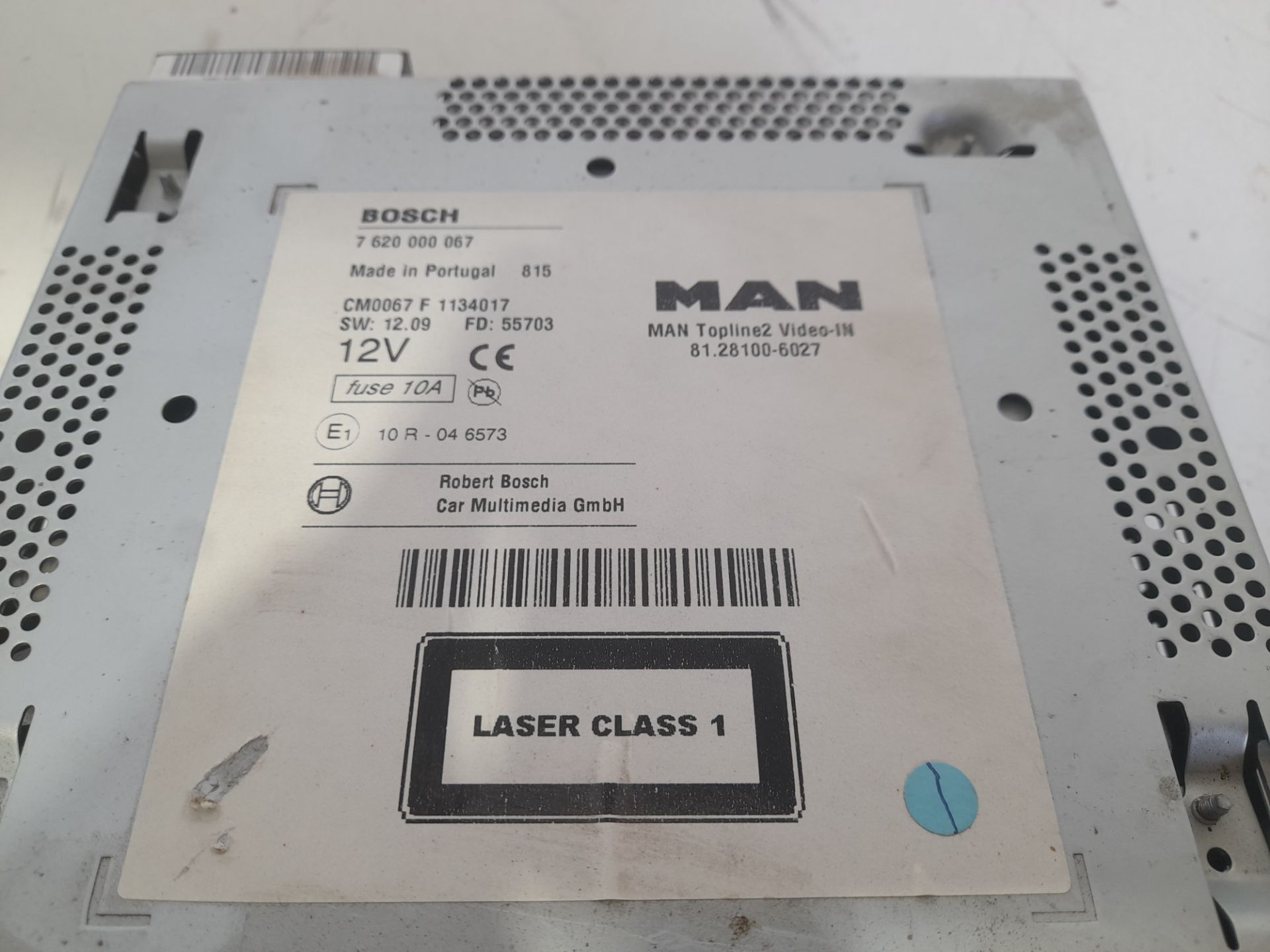 Sistema audio / radio cd man tgx 18.xxx (2007) fg    4x2   bl xl