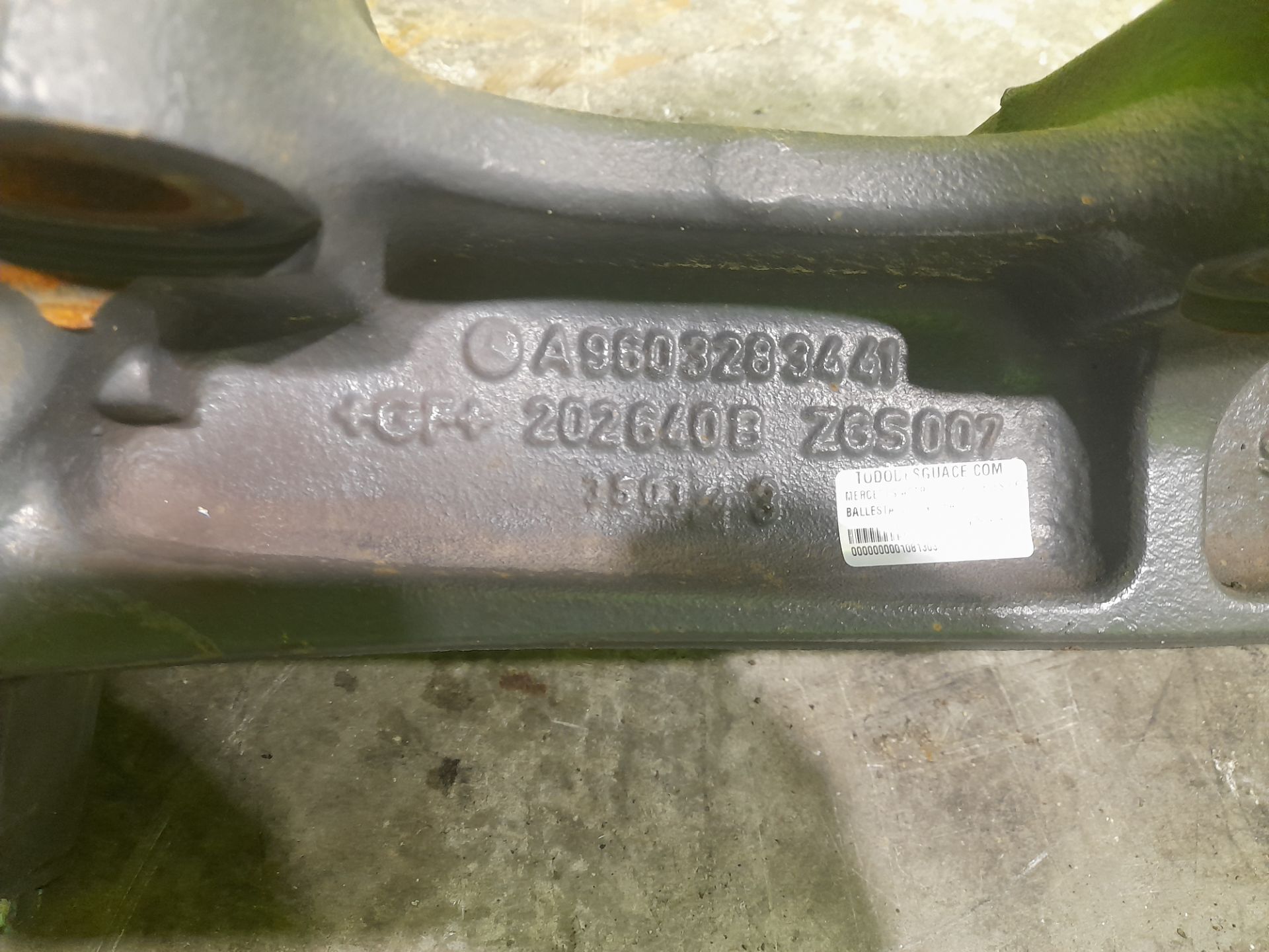 Ballesta delantera mercedes-benz actros 23 6-cil. 2-ejes bm 93024 (2003) 