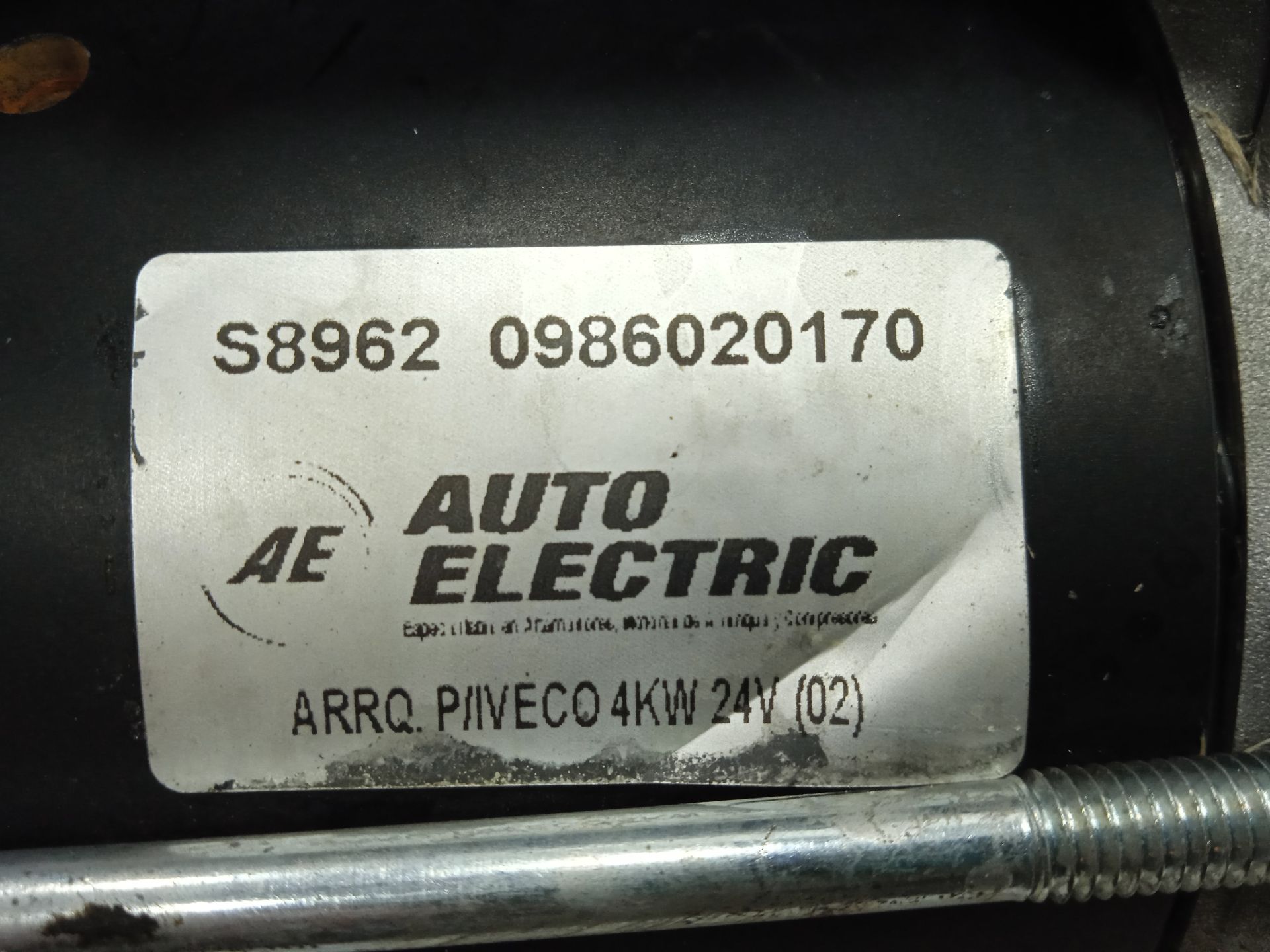 Motor arranque iveco eurocargo (03.2008) 