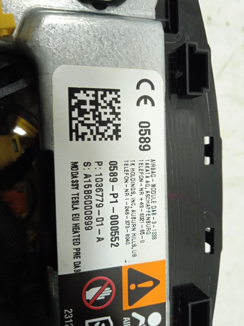 Kit airbag tesla model s basis