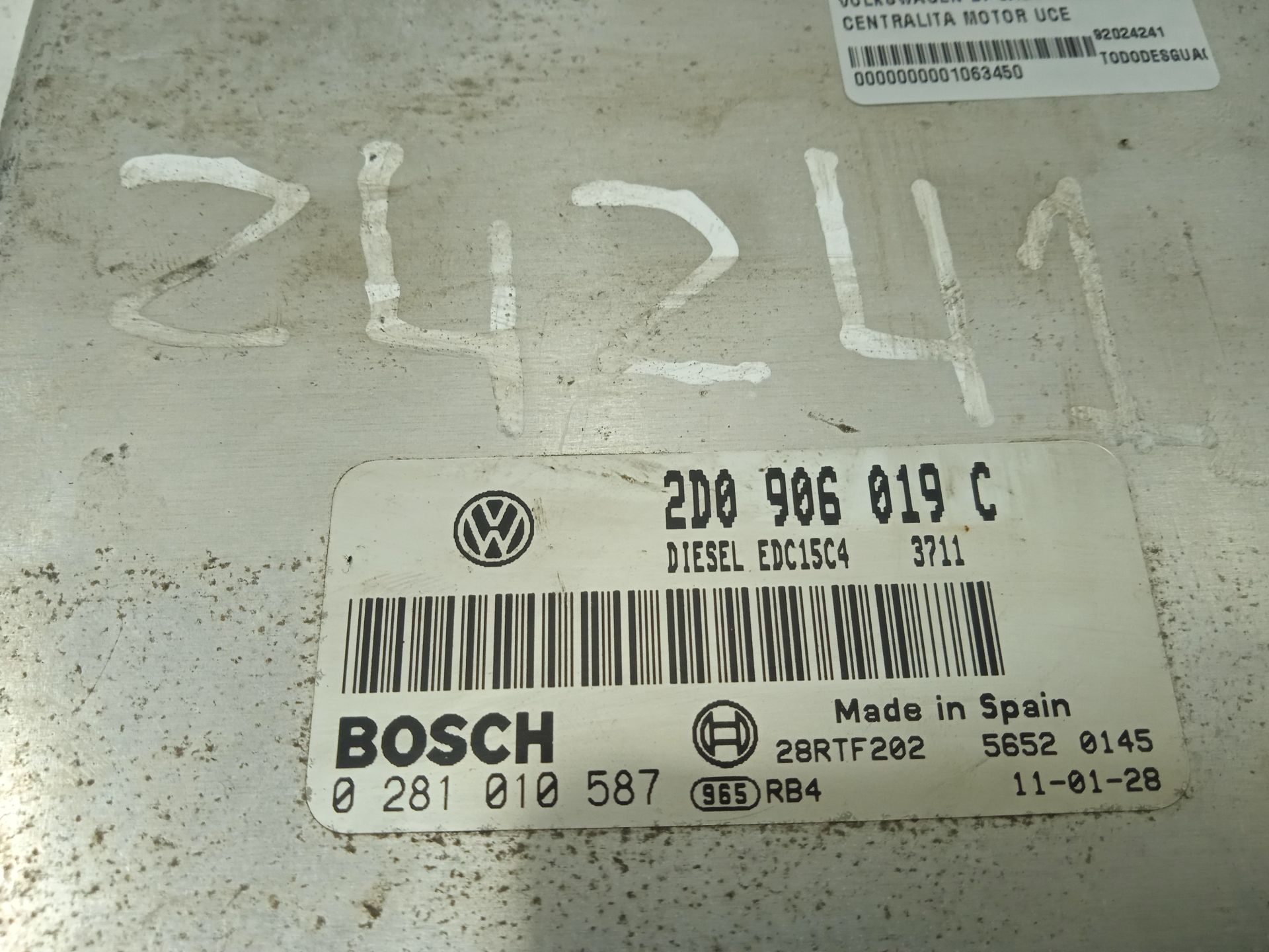 Centralita motor uce lt  46  caja cerrada