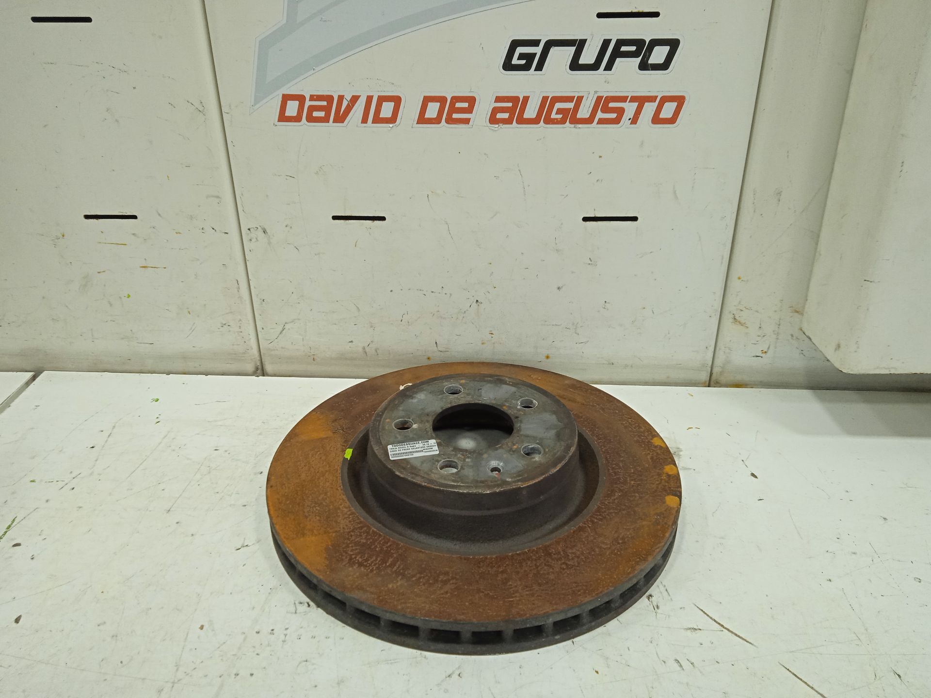 Disco de freno delantero derecho tesla model s basis