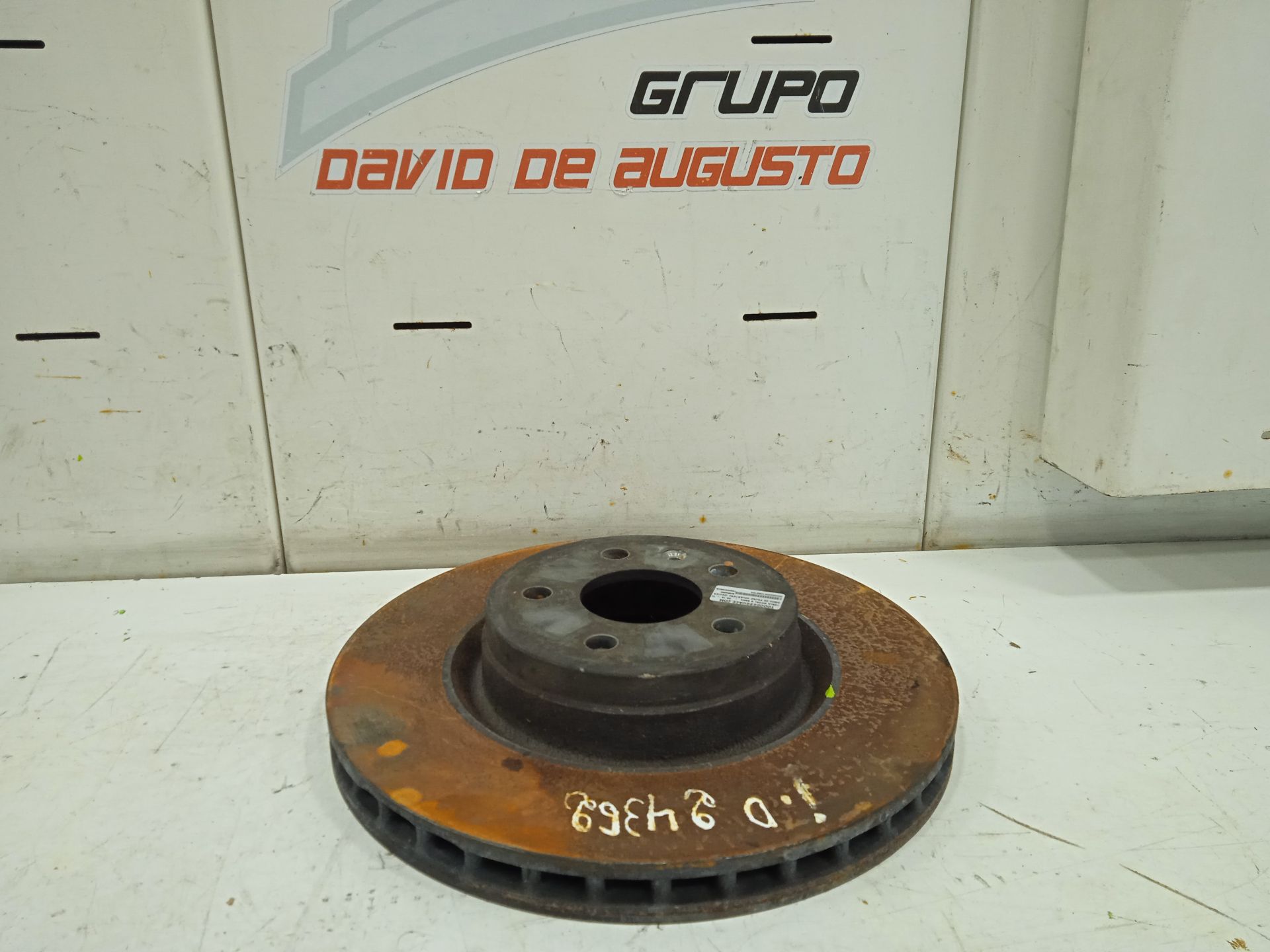 Disco de freno delantero izquierdo tesla model s basis