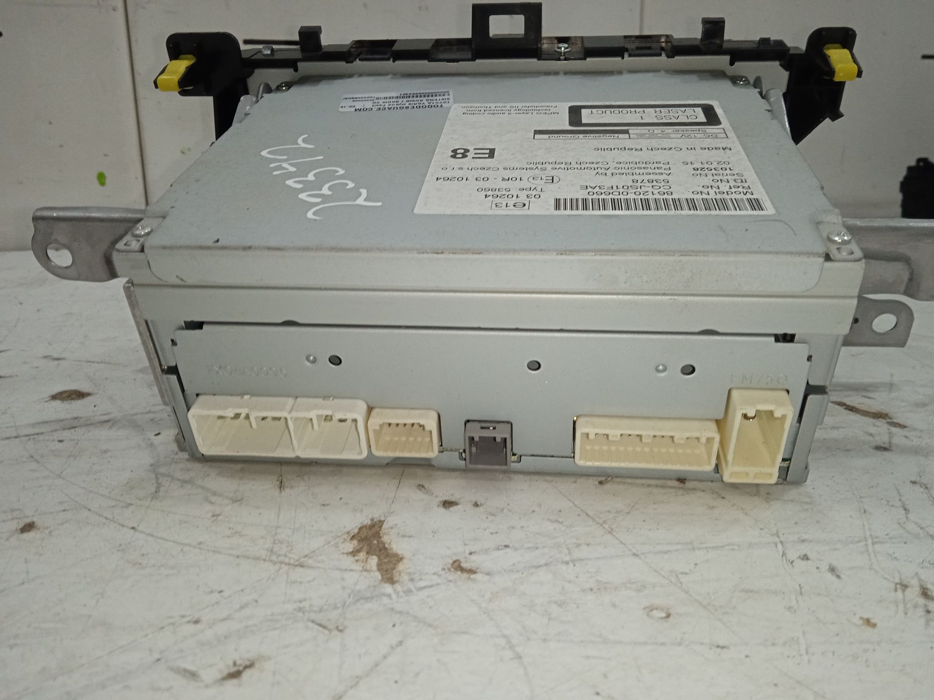 Sistema audio / radio cd toyota yaris (p13) hybrid feel!