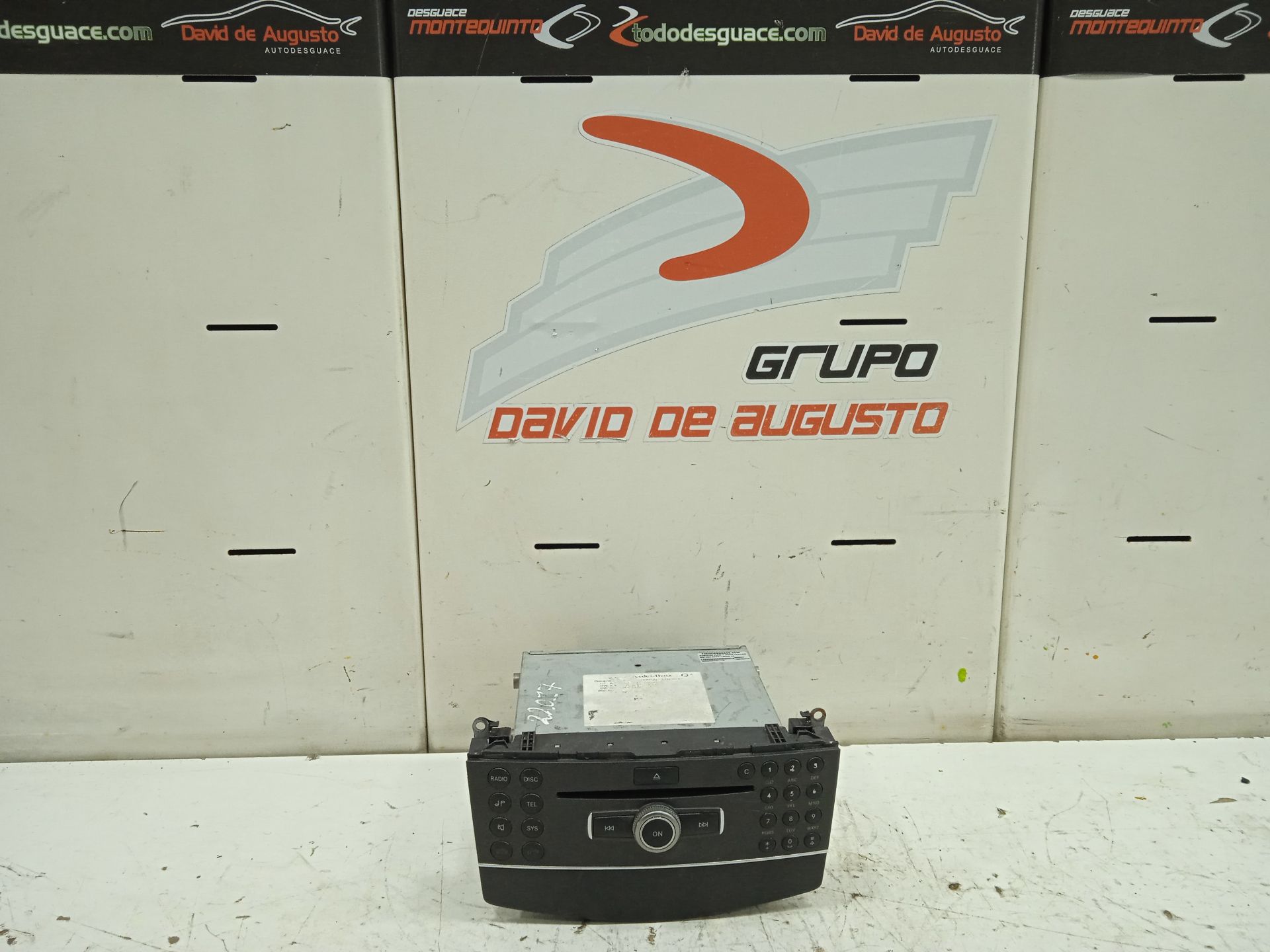 Sistema audio / radio cd mercedes-benz clase c (bm 204) familiar c 200 t cdi blueefficiency (20