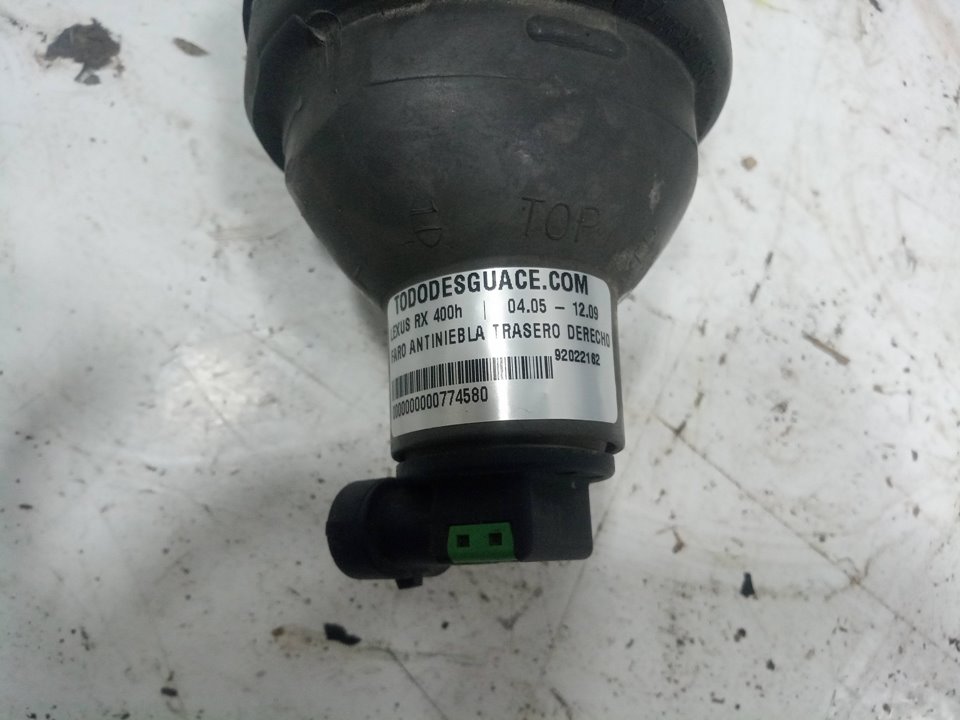 Faro antiniebla trasero derecho lexus rx (mcugsumhu3) 400h