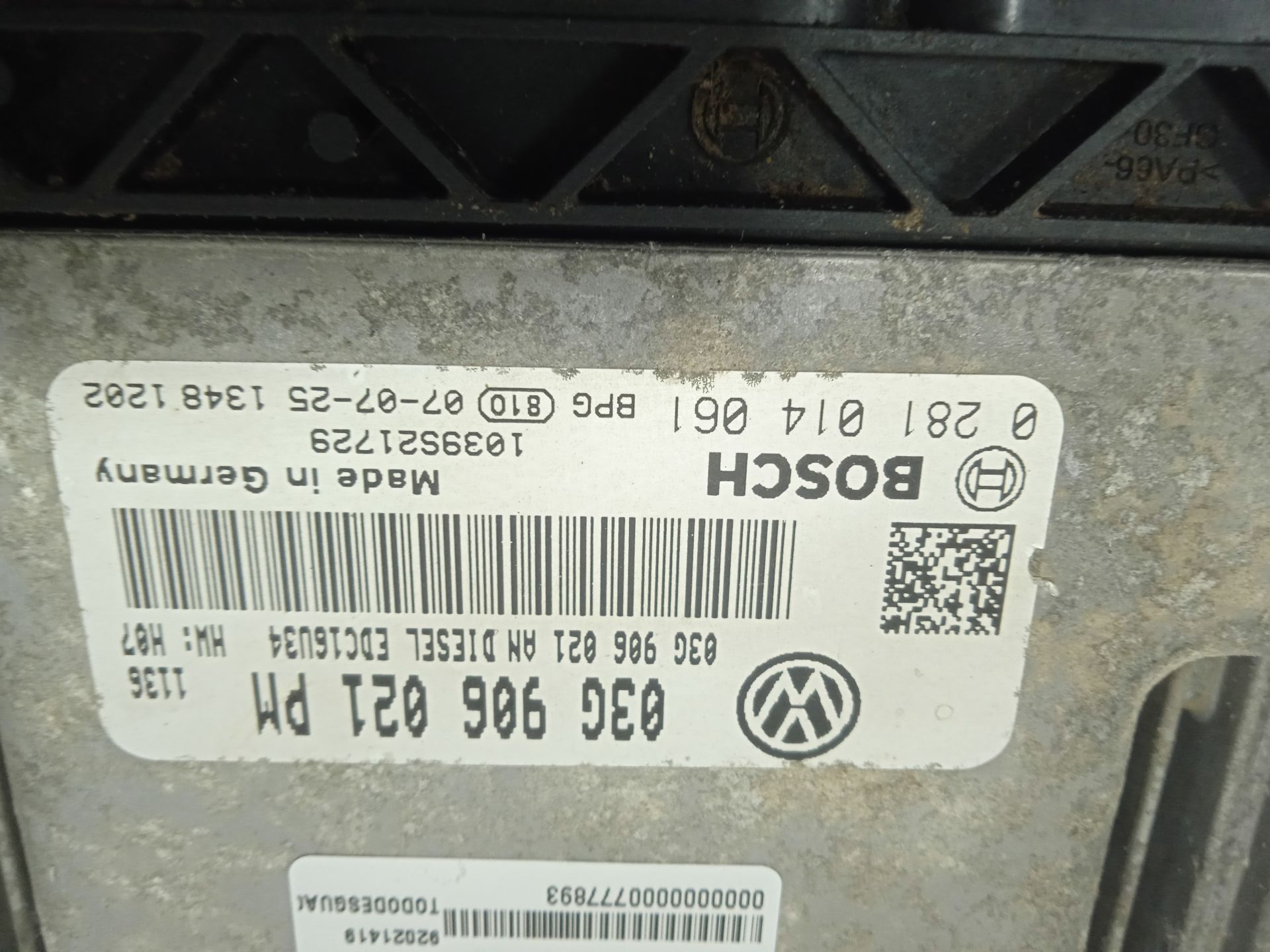 Centralita motor uce volkswagen golf v (1k1)(10.2003) highline