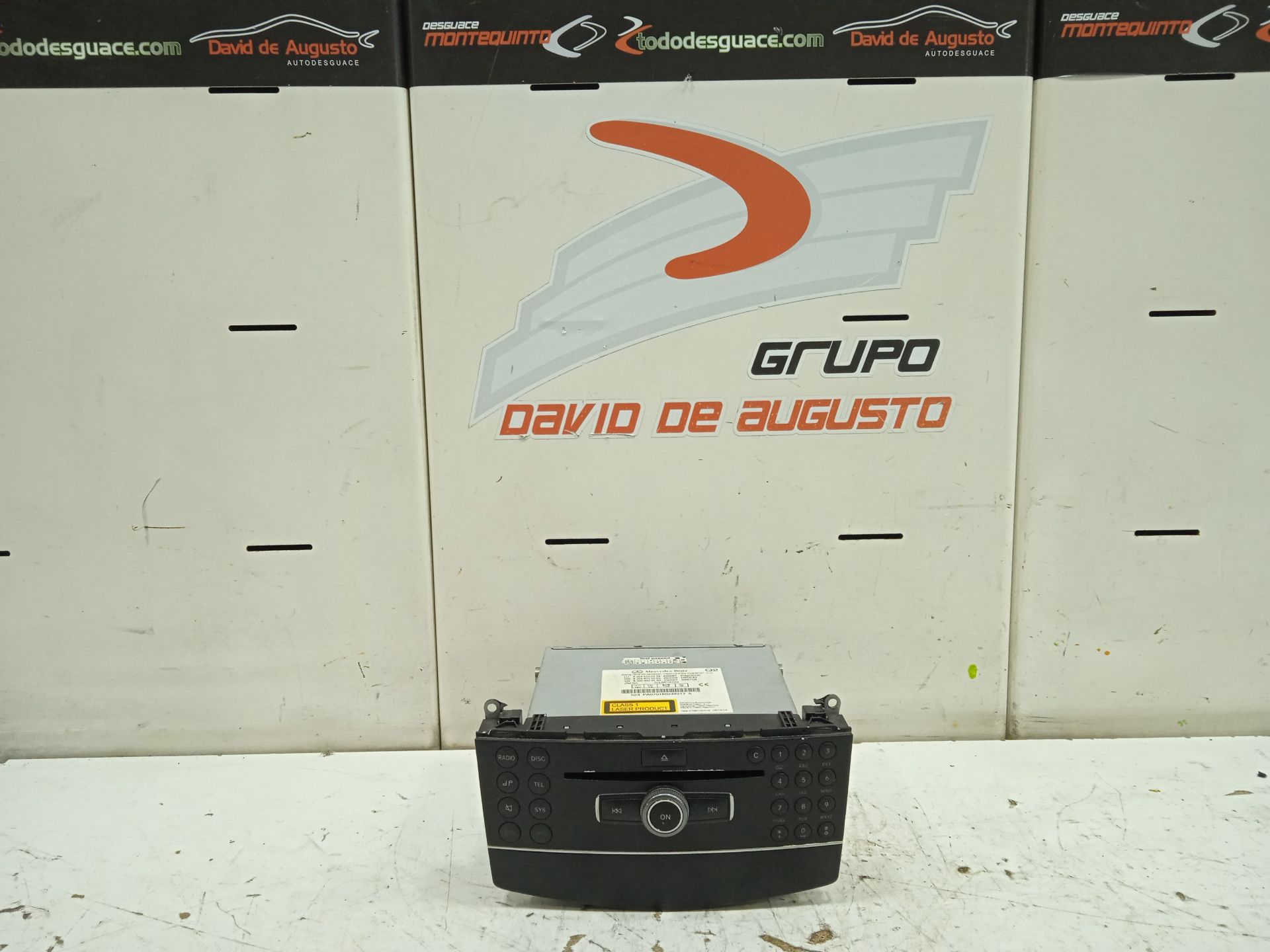 Sistema audio / radio cd mercedes-benz clase c (bm 204) berlina c 300 cdi 4matic blueefficien