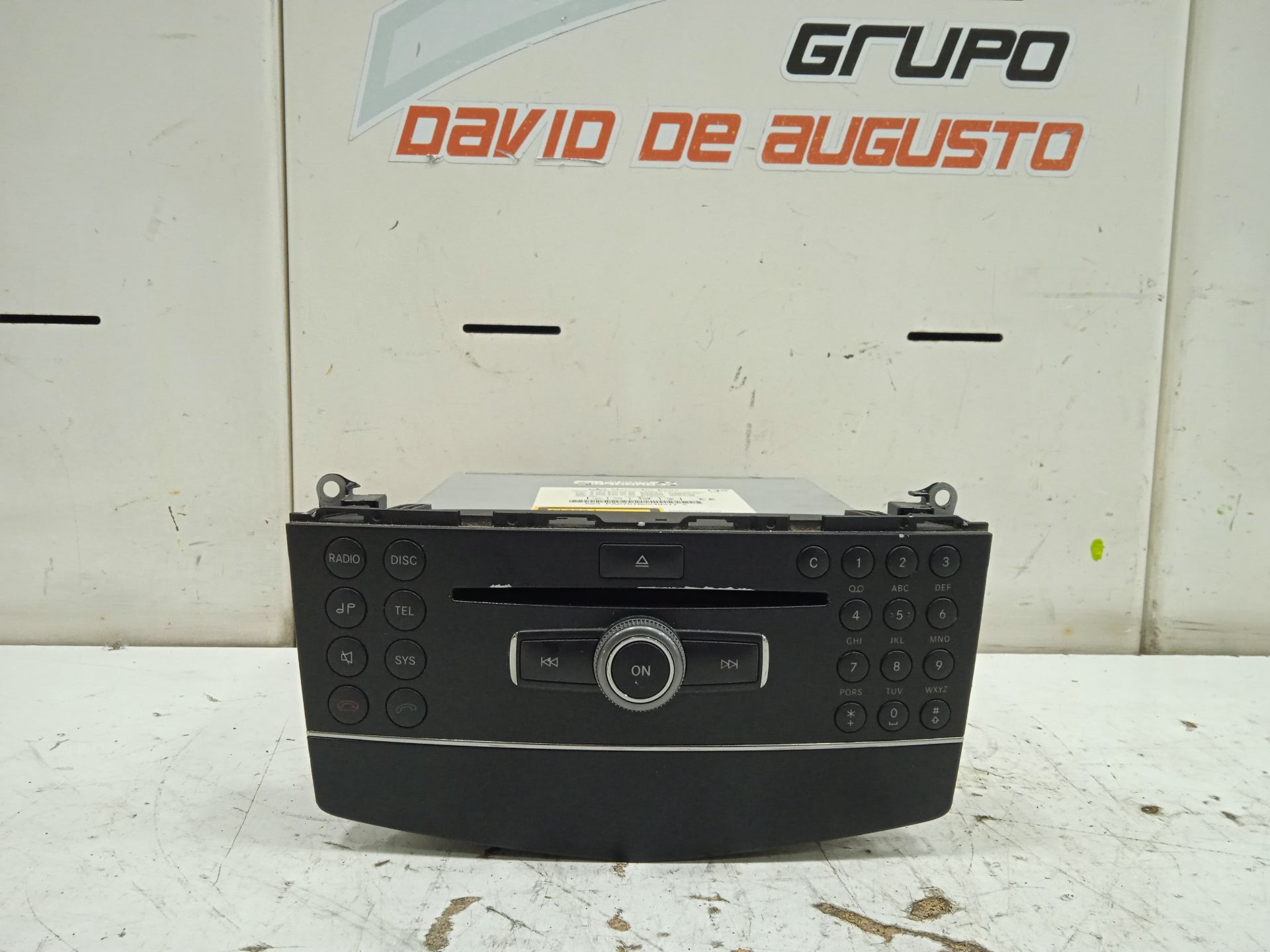 Sistema audio / radio cd mercedes-benz clase c (bm 204) berlina c 300 cdi 4matic blueefficien