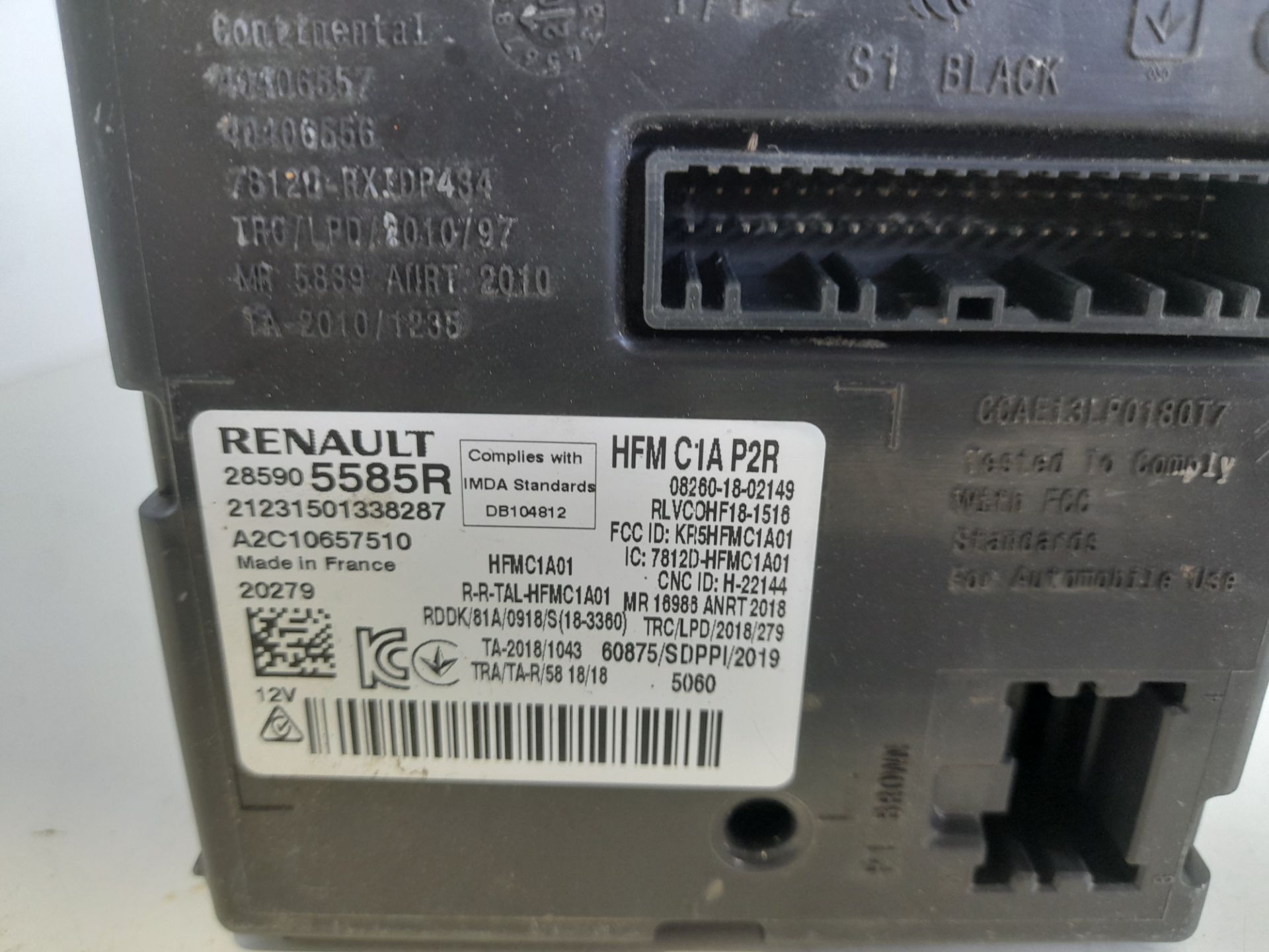 Modulo electronico renault  no identificado
