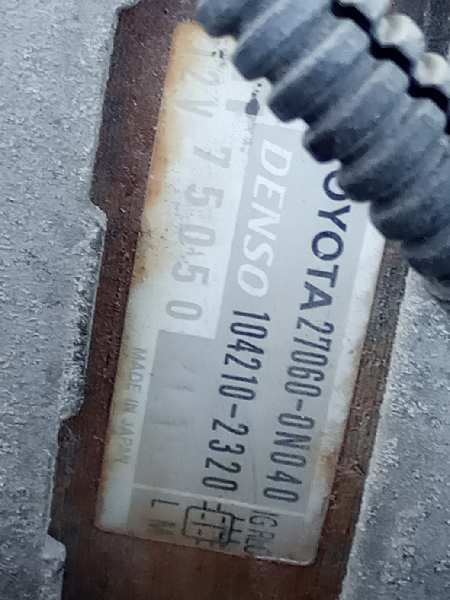 Alternador toyota auris (e15) luna+