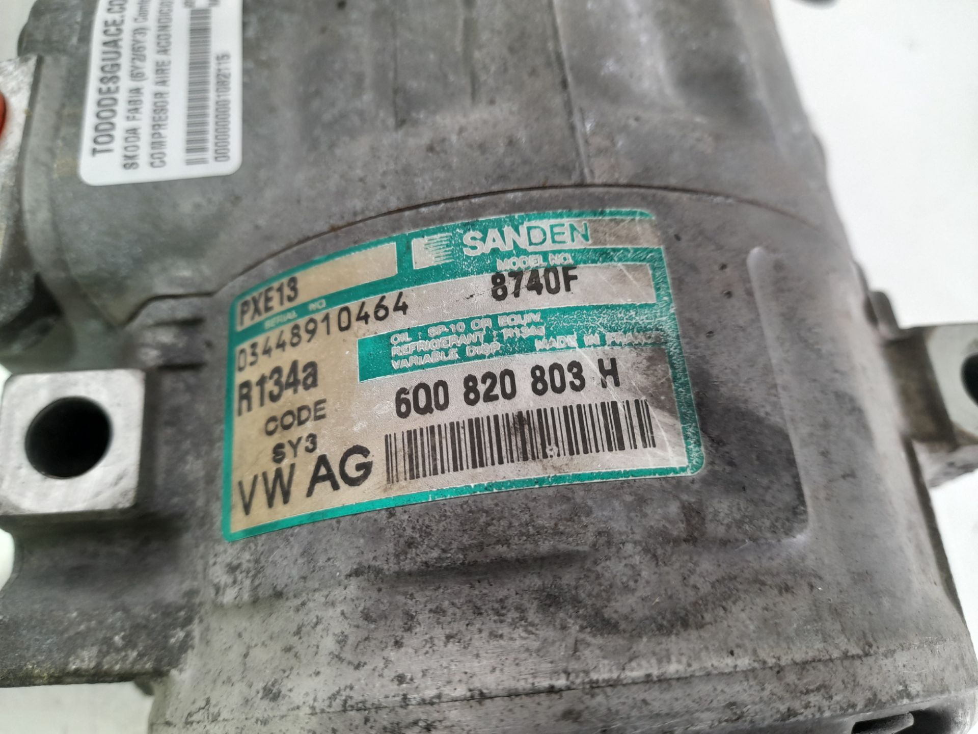 Compresor aire acondicionado skoda fabia (6y26y3) comfort