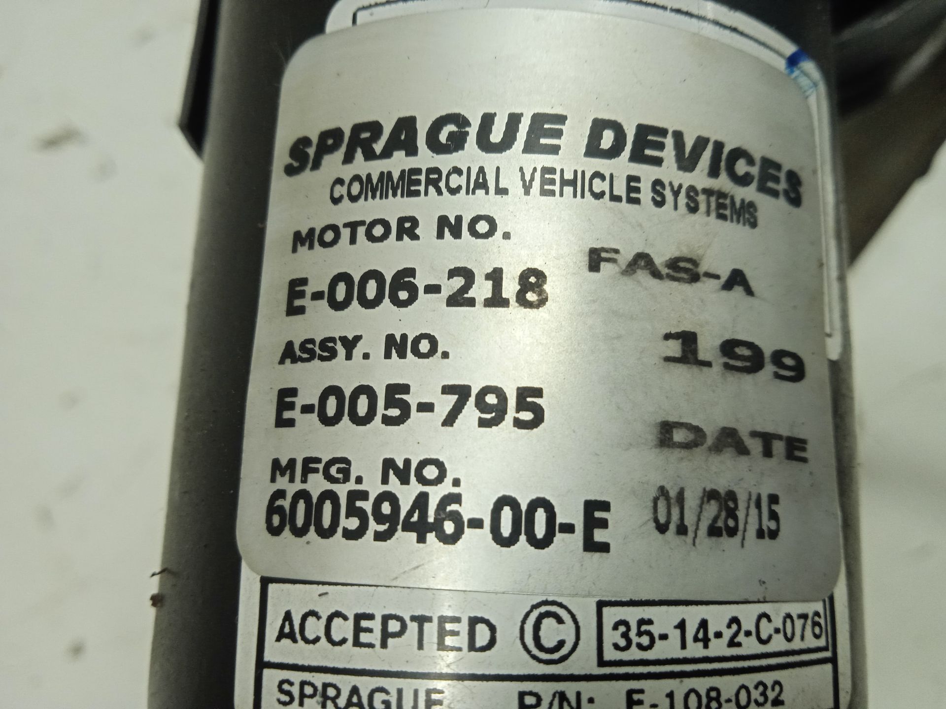 Motor limpia delantero tesla model s basis