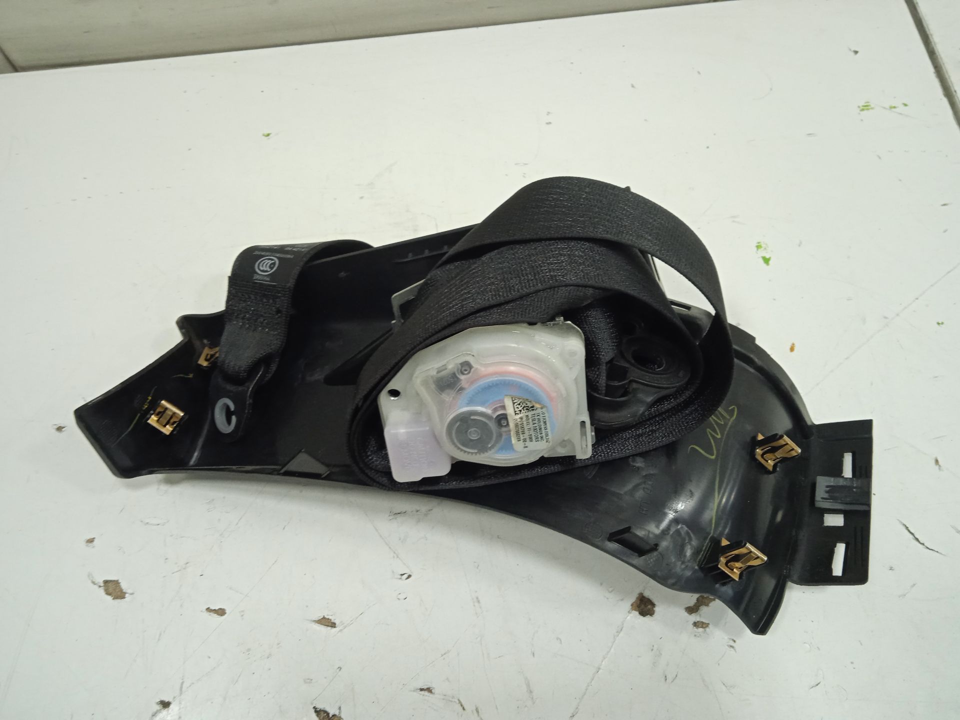 Cinturon seguridad trasero izquierdo tesla model s basis