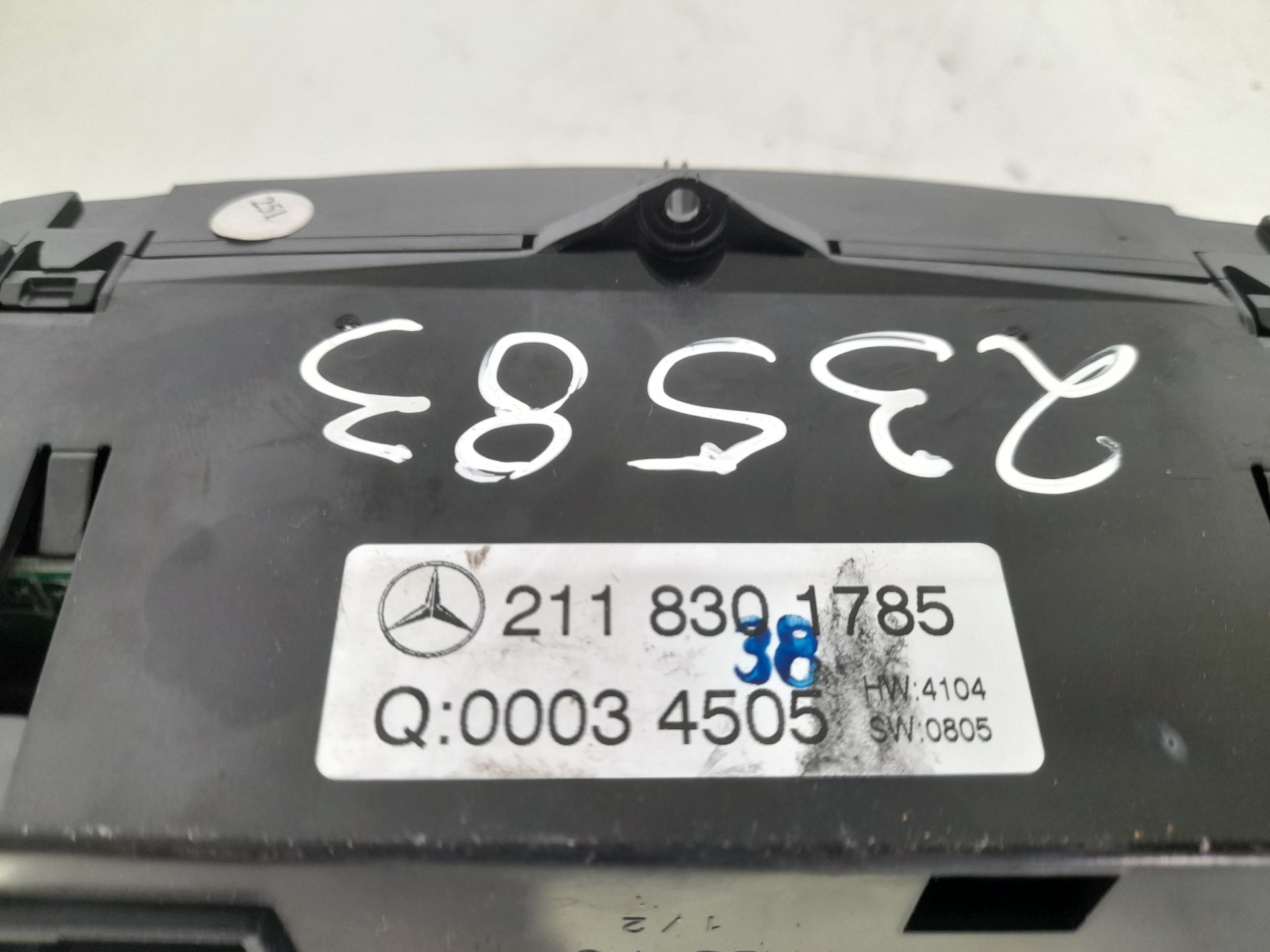 Mando climatizador mercedes-benz clase e (bm 211) berlina e 320 cdi (211.022)