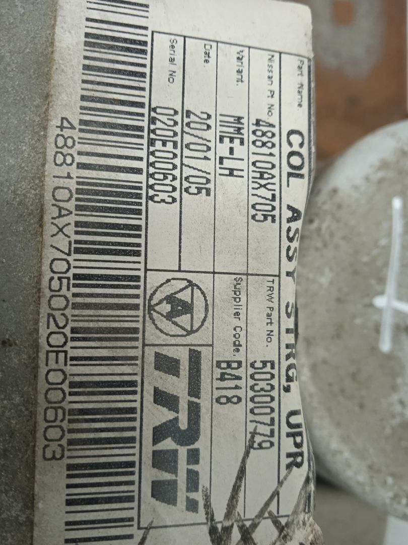 Columna direccion nissan micra (k12e) acenta