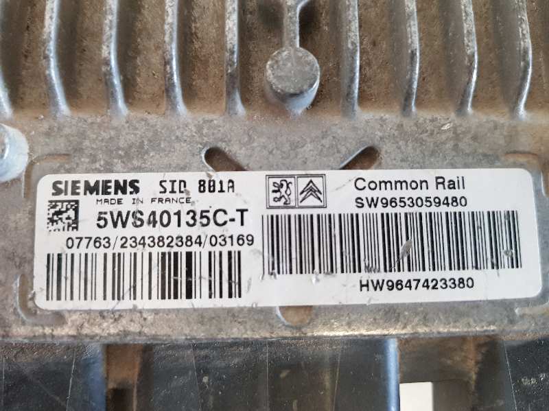  centralita motor uce   citroen xsara picasso 2.0 hdi 2.0 hdi cat (rhy / dw10td)