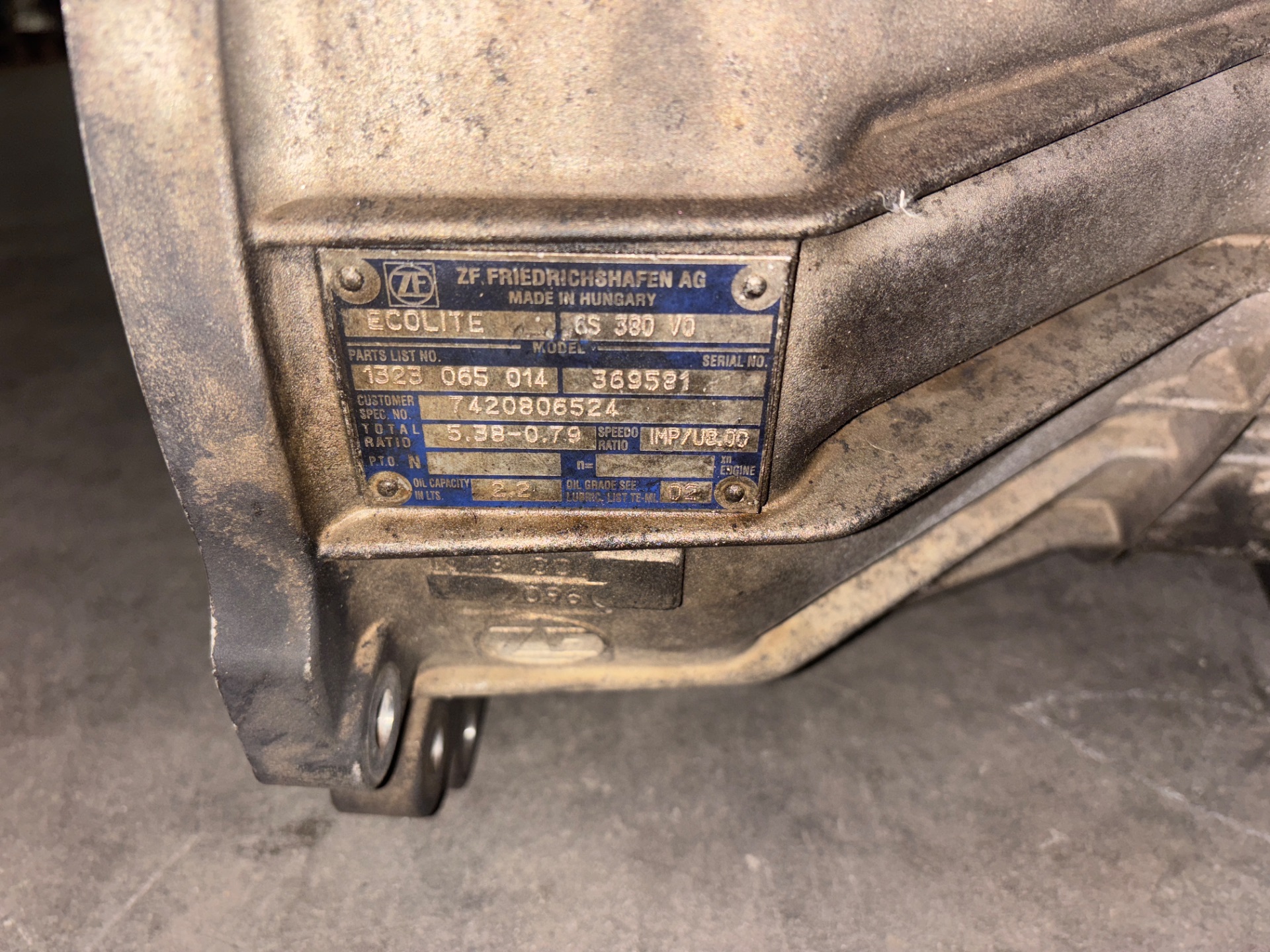 Caja cambios renault mascott (2004) 