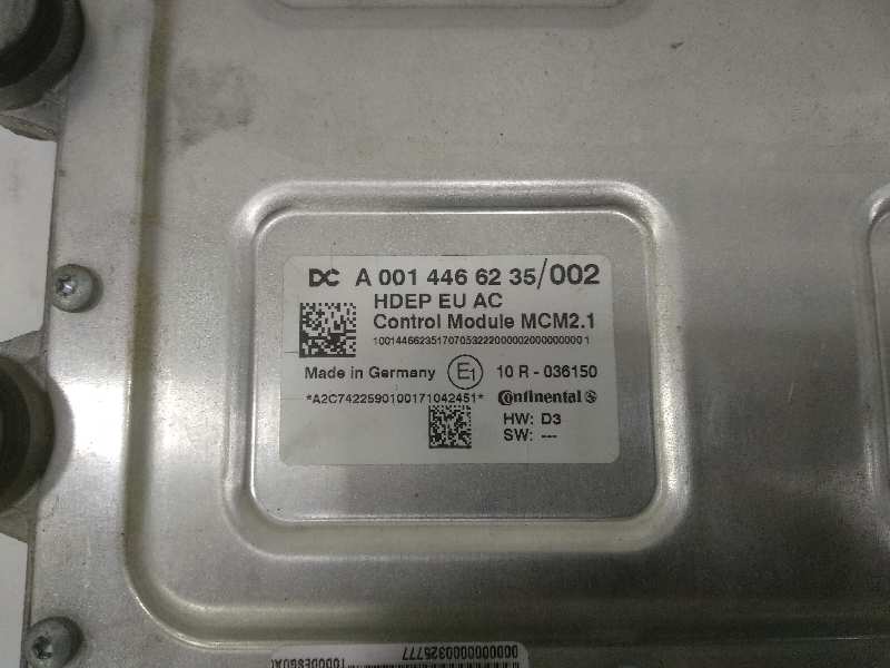  centralita motor uce   mercedes actros bm 963.403 achser 1848 ls 4x2 f 13 12.809 cm3 6 l