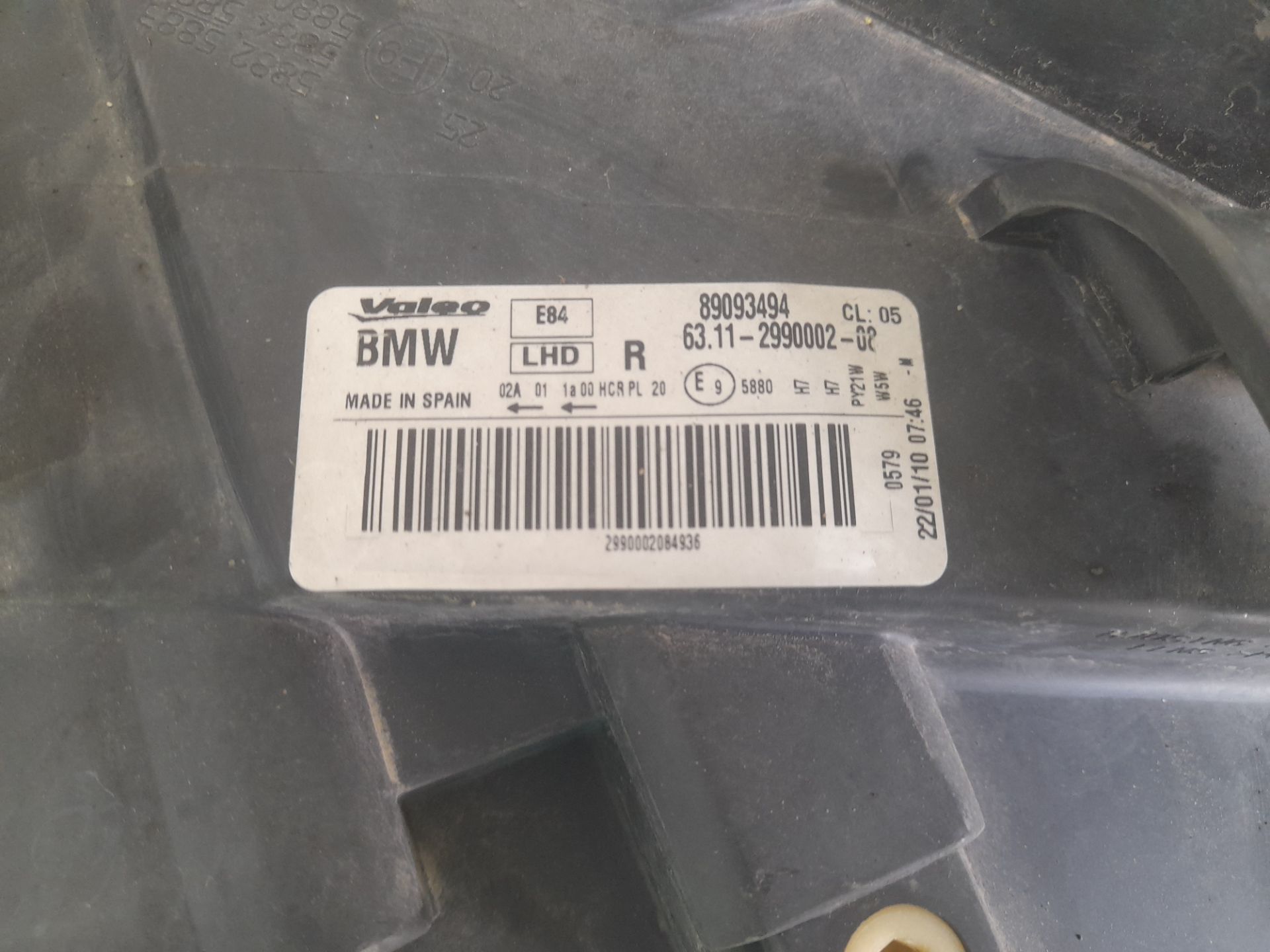 Faro derecho bmw serie x1 (e84) sdrive 20d