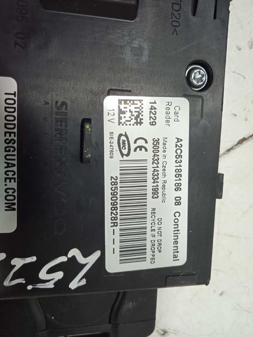 Conmutador de arranque renault  no identificado