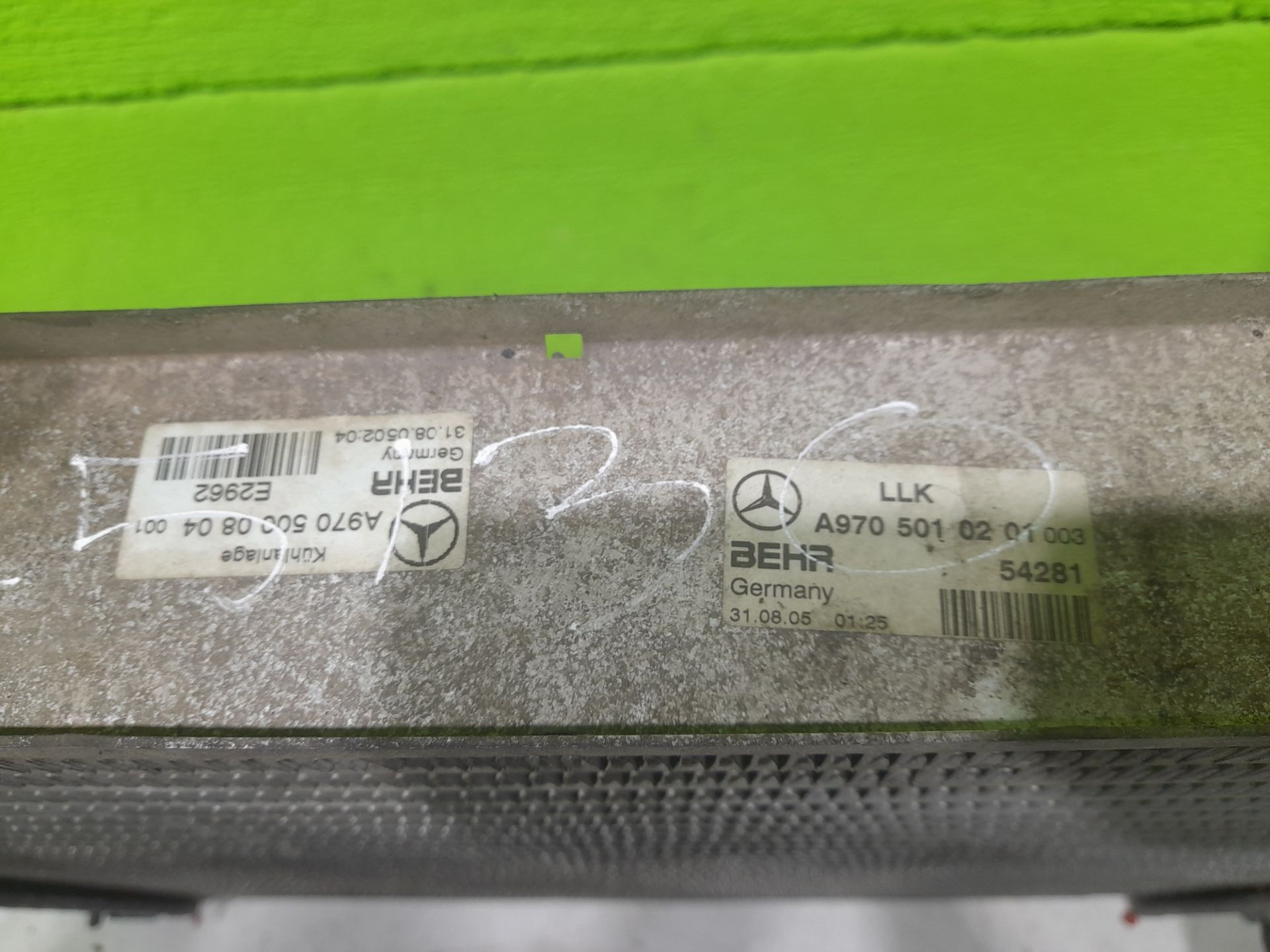 Intercooler mercedes-benz atego 2 4-zyl. 4x2 bm 970246 (2005) 