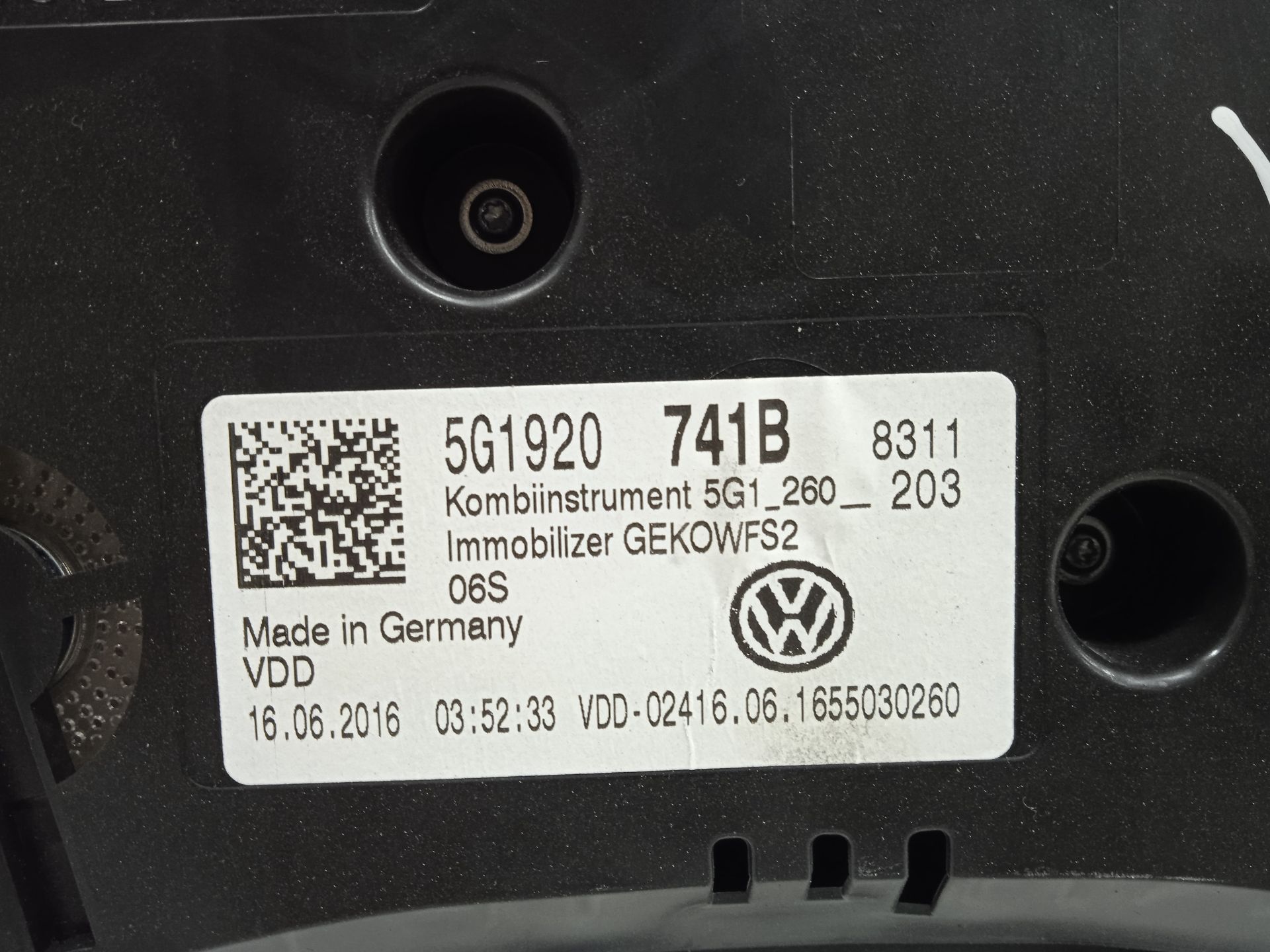 Cuadro instrumentos volkswagen golf vii (5g1be1) bluemotion