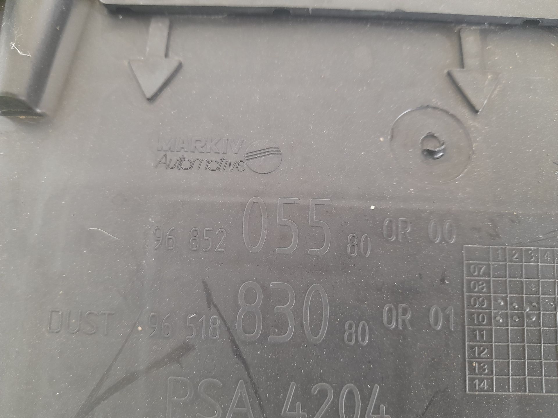 Caja filtro aire peugeot 407 confort