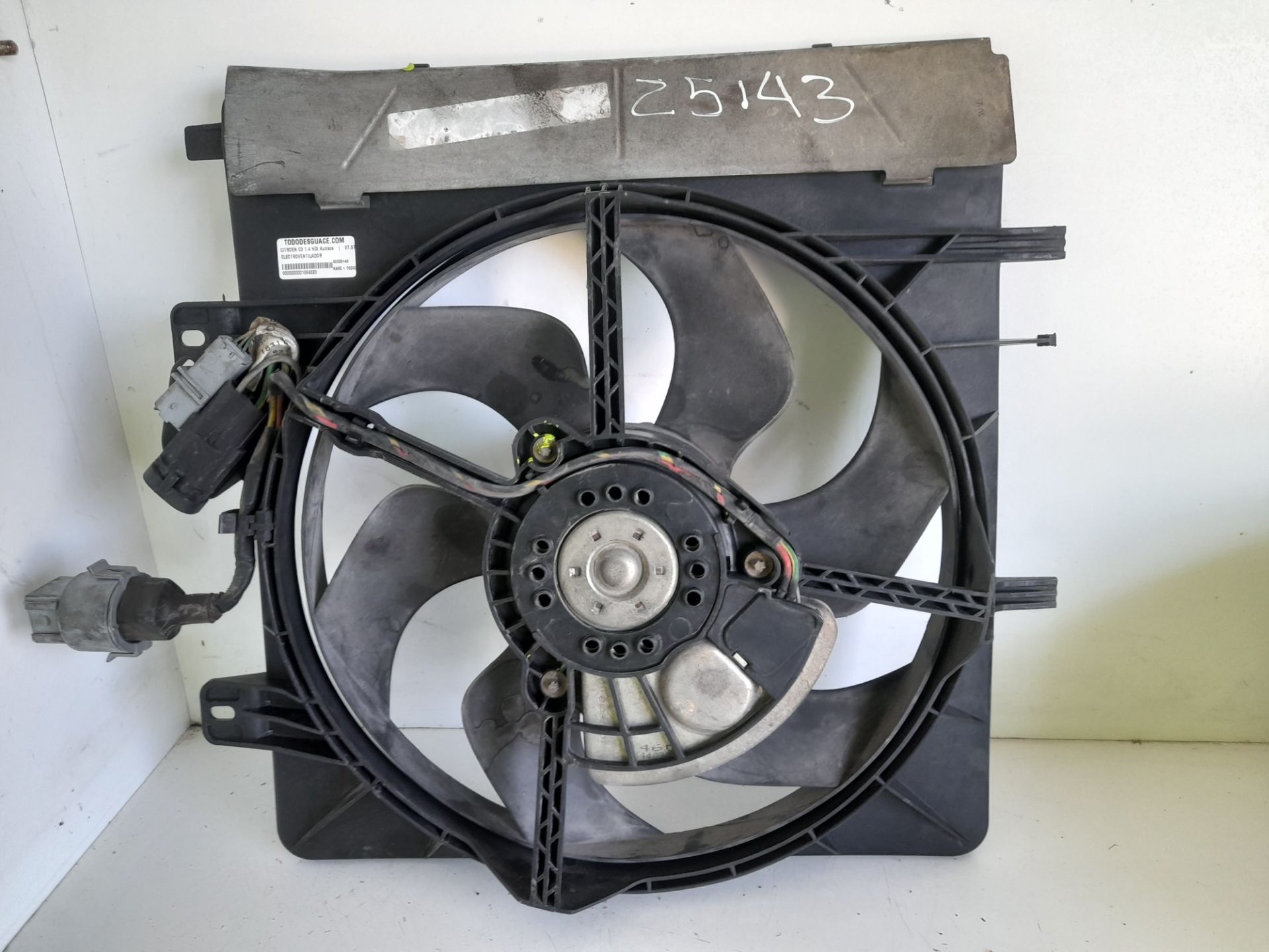 Electroventilador citroen c3 1.4 hdi audace