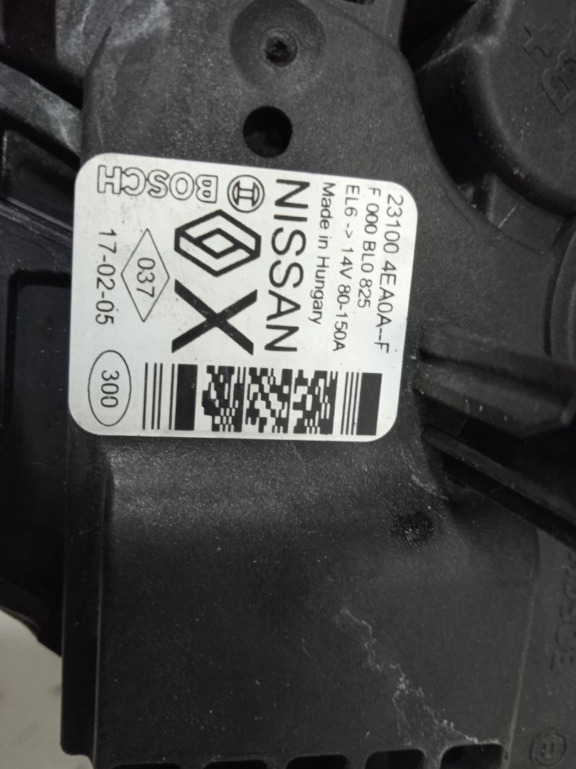 Alternador nissan qashqai (j11e) acenta