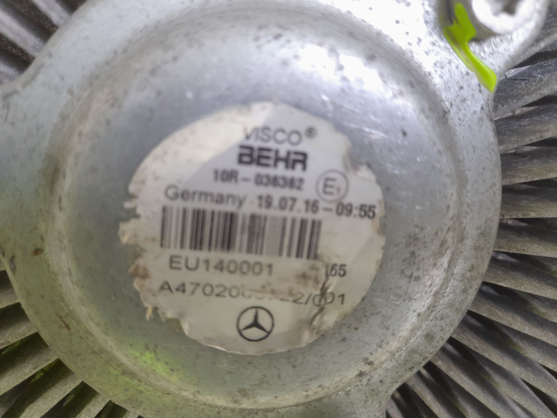 Ventilador viscoso motor mercedes-benz actros 4 2-ejes bm 963 (2011) 18xx 4x2 szm l bigspace