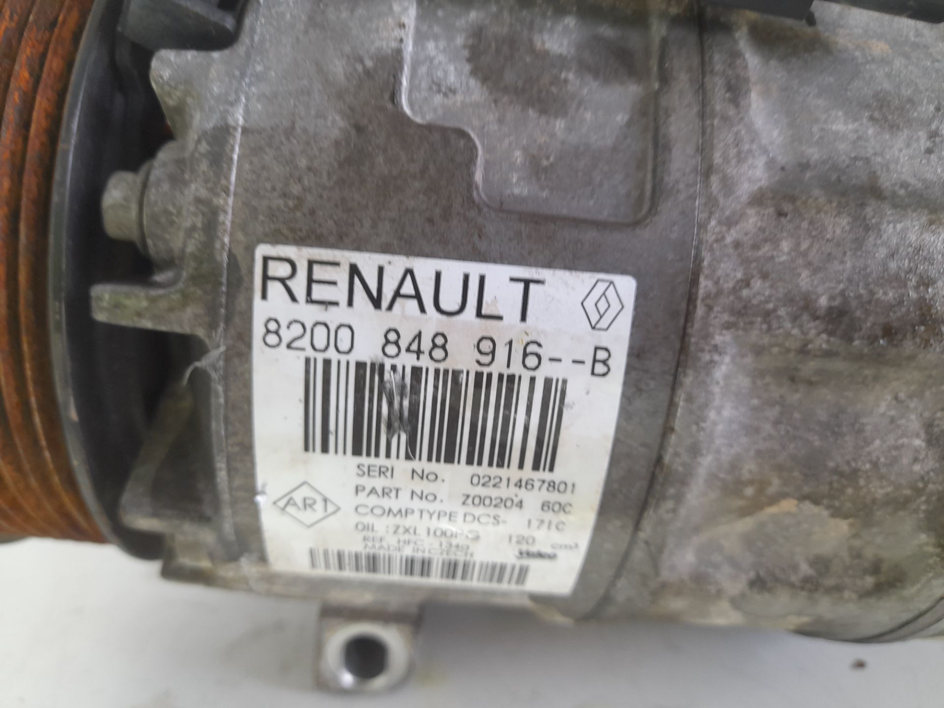 Compresor aire acondicionado renault  no identificado