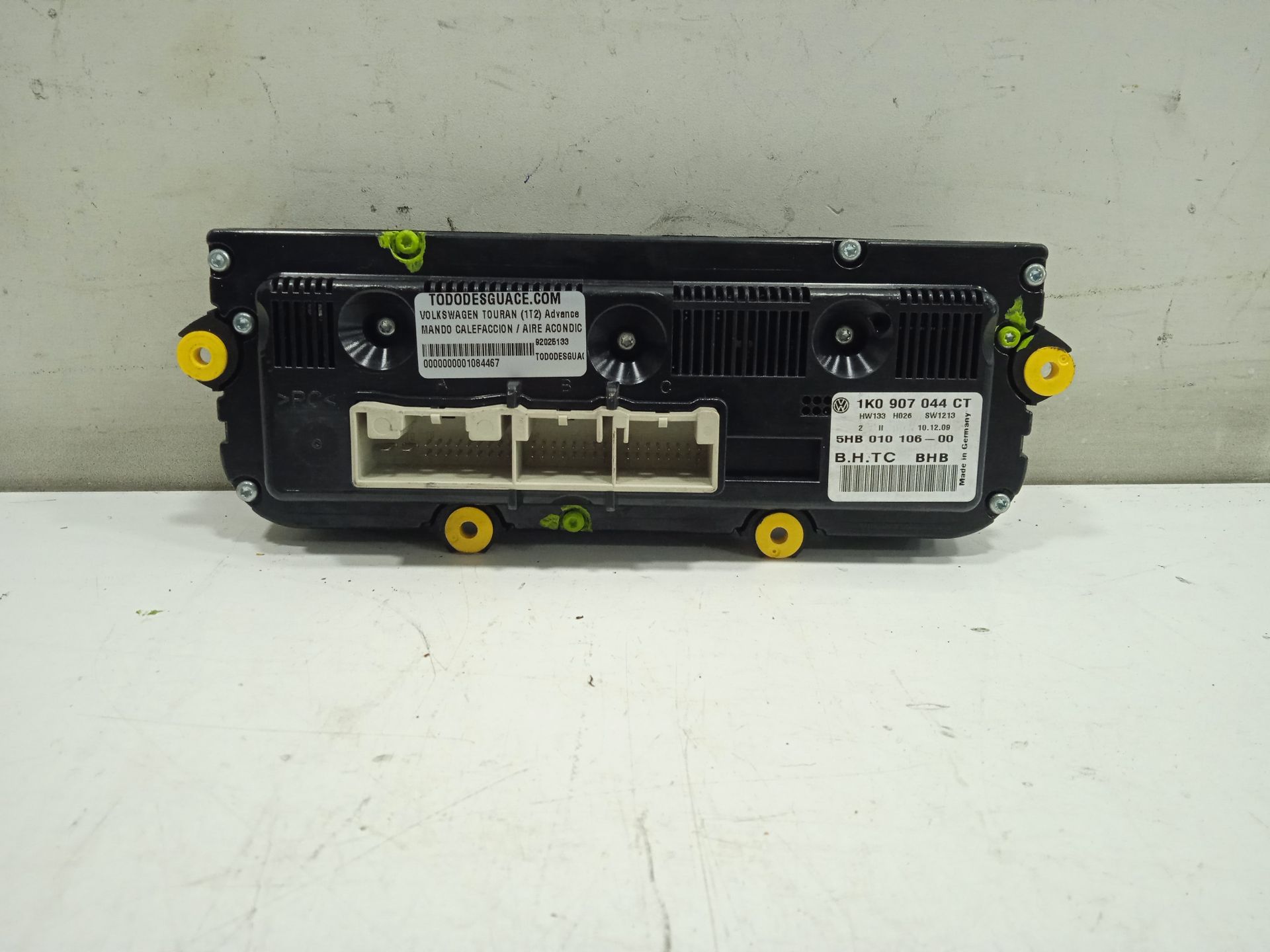 Mando calefaccion / aire acondicionado volkswagen touran (1t2) advance