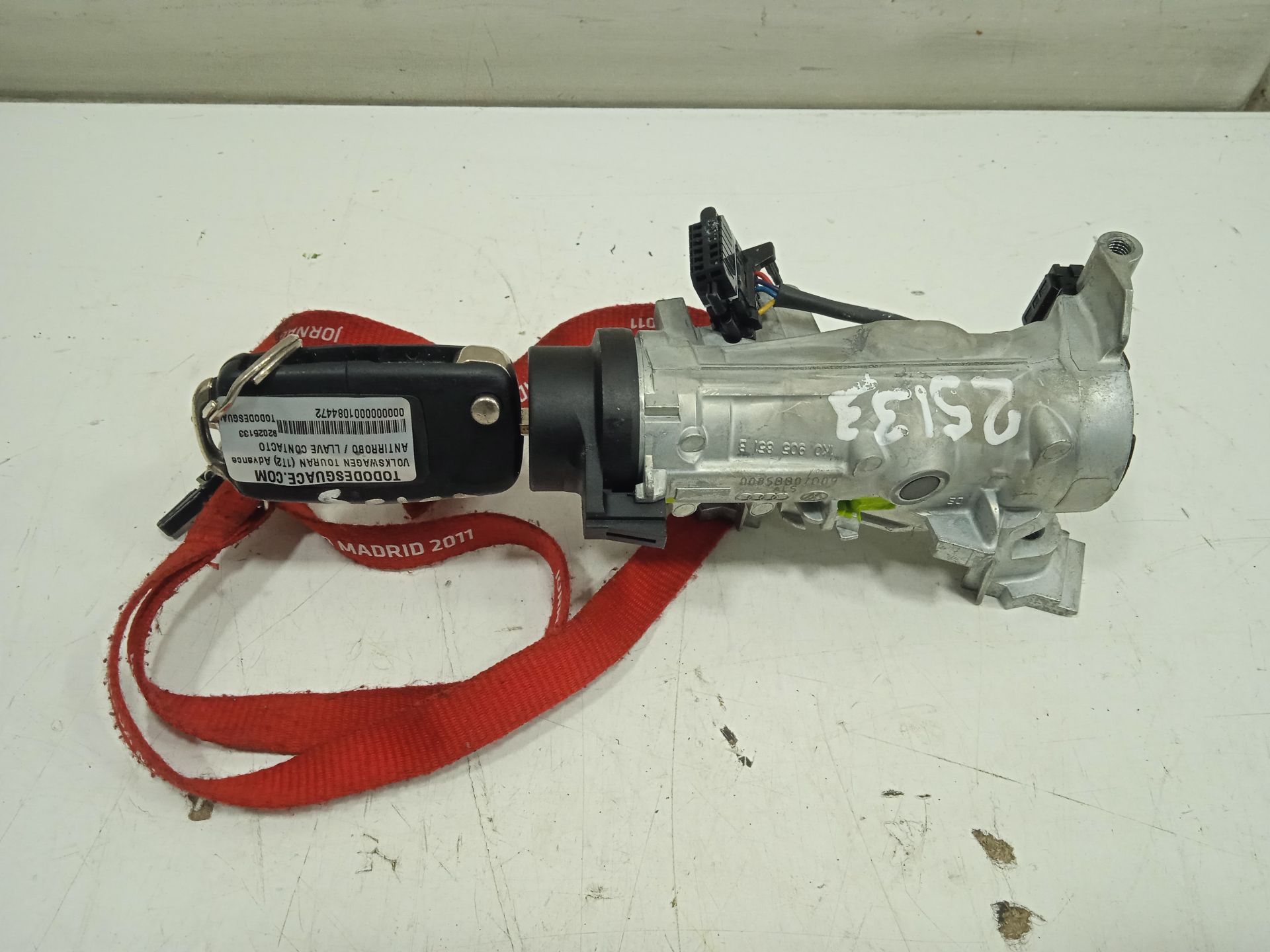 Antirrobo / llave contacto volkswagen touran (1t2) advance